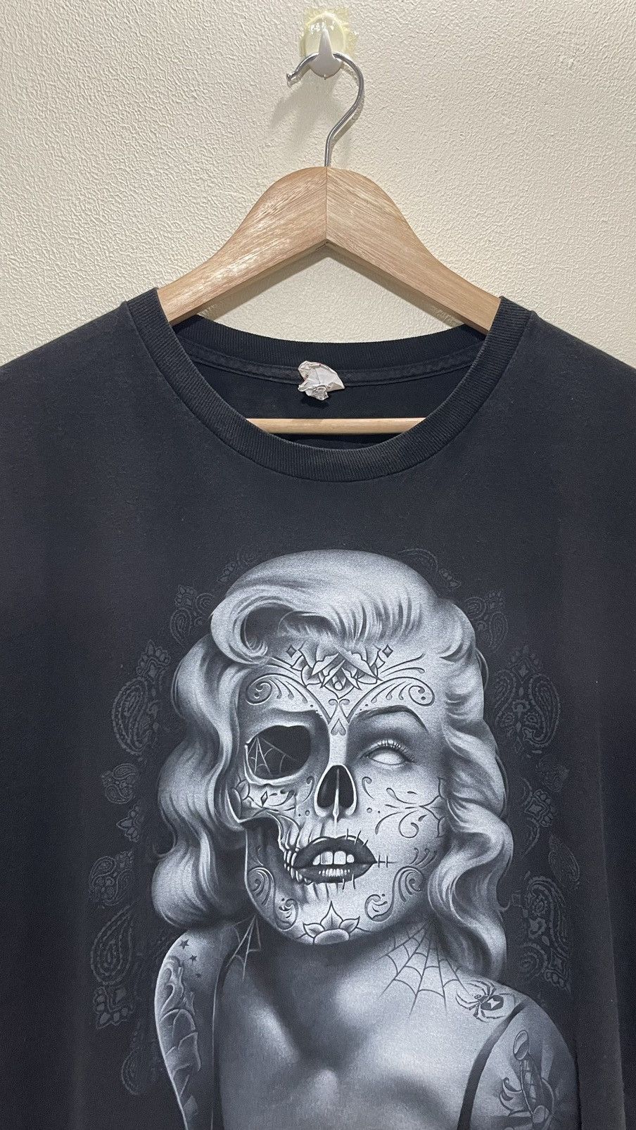Vintage Y2k Marilyn Monroe Sugar Skull Day of The Dead Size US M / EU 48-50 / 2 - 3 Thumbnail