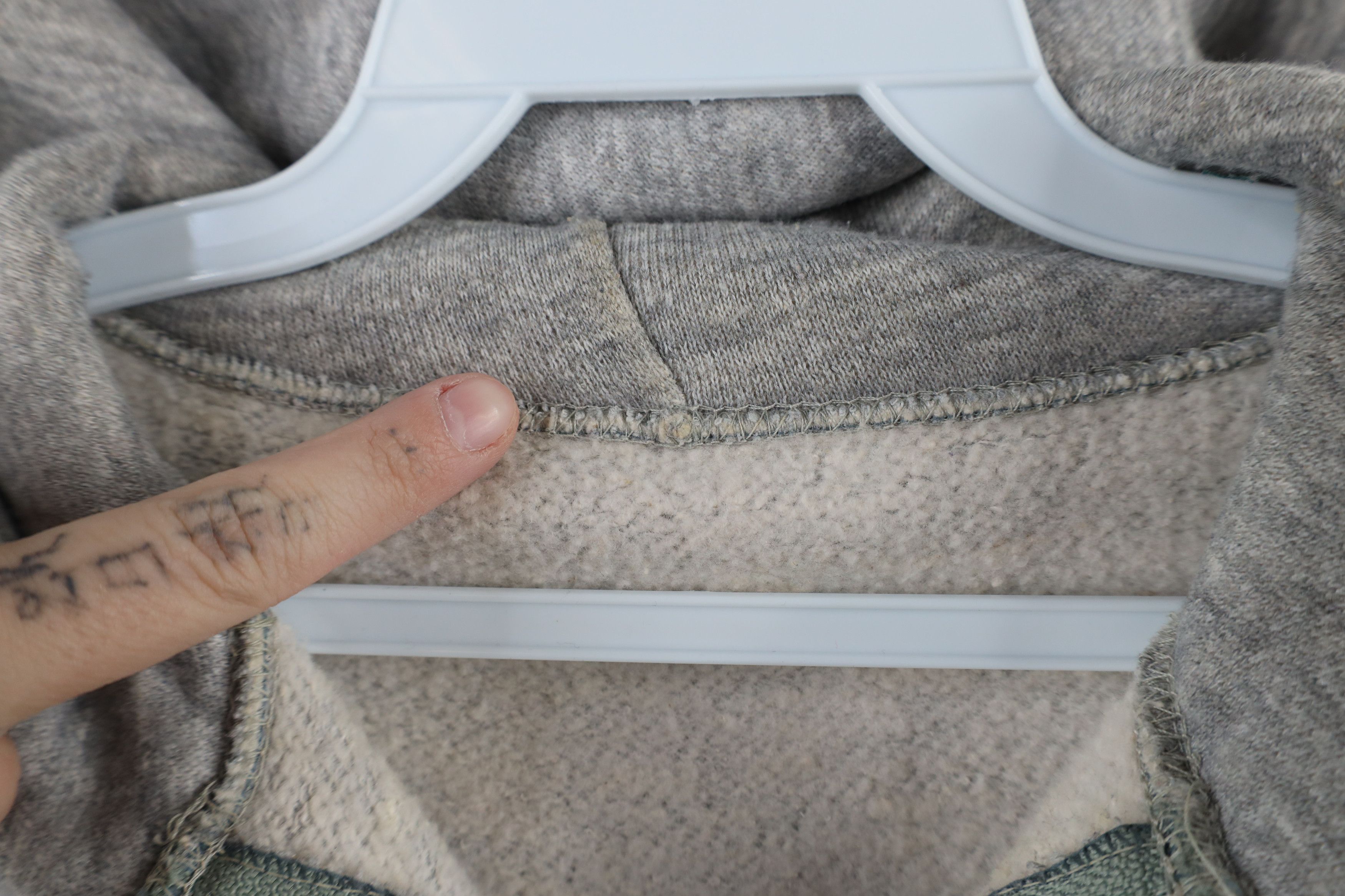 Vintage Vintage 70s Streetwear Full Zip Hoodie Heather Gray USA Size US M / EU 48-50 / 2 - 9 Thumbnail