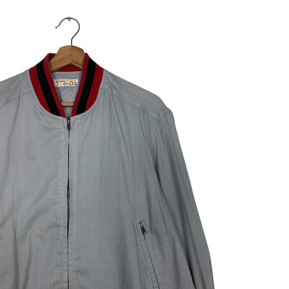 Vintage Vintage 90s STRADA Big Logo Bomber Jacket #2709-C122 Size US M / EU 48-50 / 2 - 6 Thumbnail