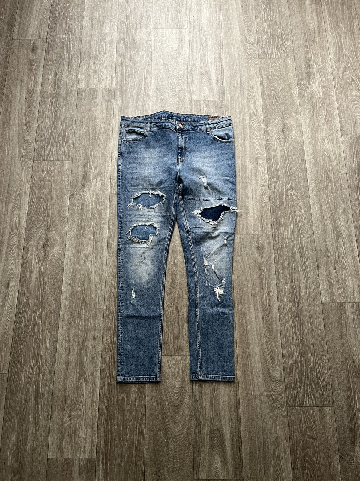 ASOS Skinny Rip and Repair Jeans