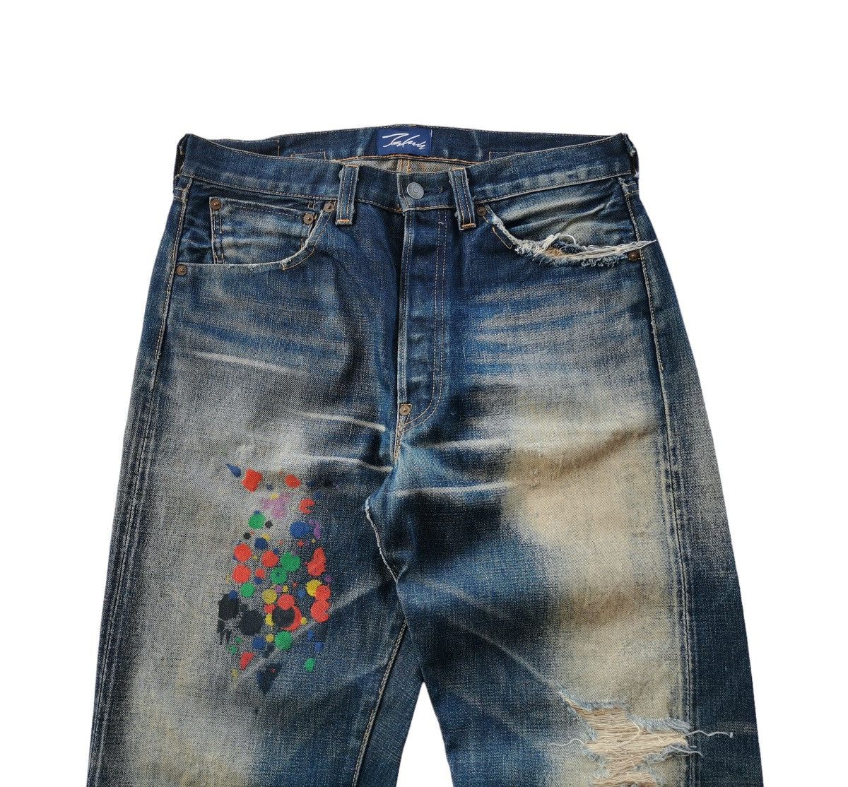 Futura × Levi's Vintage Clothing × Vintage Levis Vintage Clothing X Futura Selvedge Denim Jeans Size US 32 / EU 48 - 2 Thumbnail
