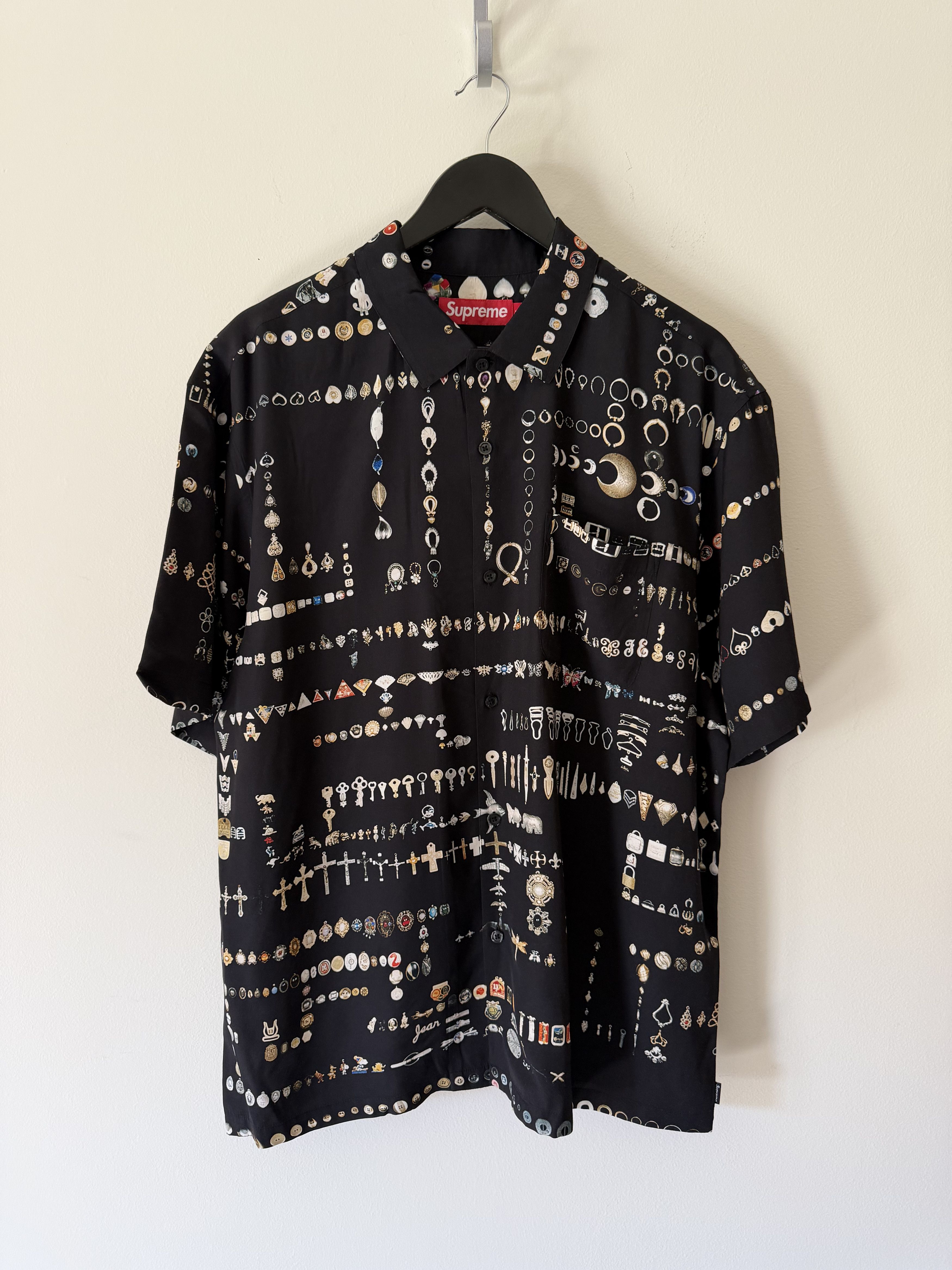 Supreme Supreme Blow Back Rayon Shirt Kiss Smoke Button Up | Grailed
