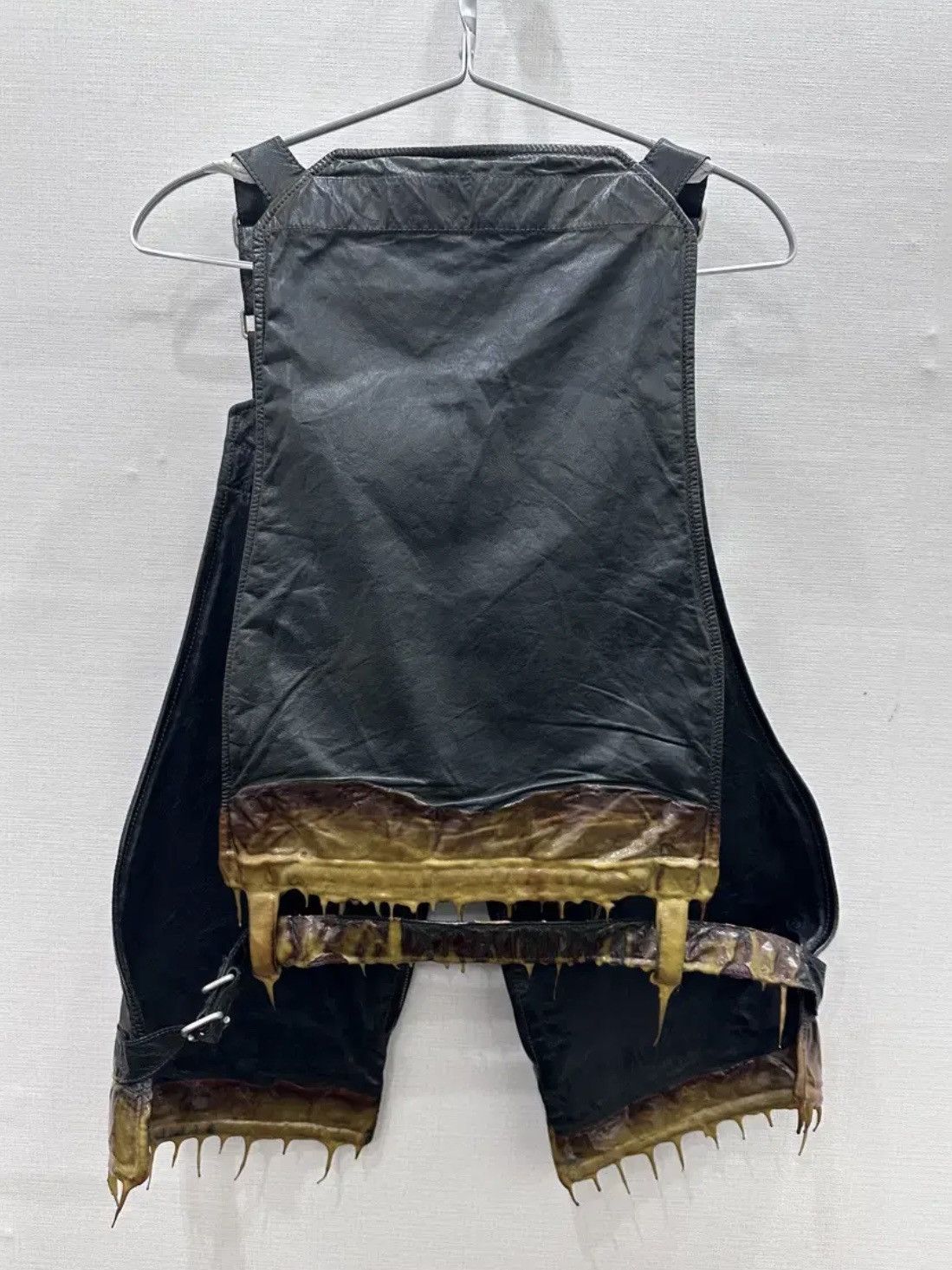 Carol Christian Poell *rare*Carol Christian Poell Dyed Kangaroo Drip Rubbered Vest Size US S / EU 44-46 / 1 - 1 Thumbnail