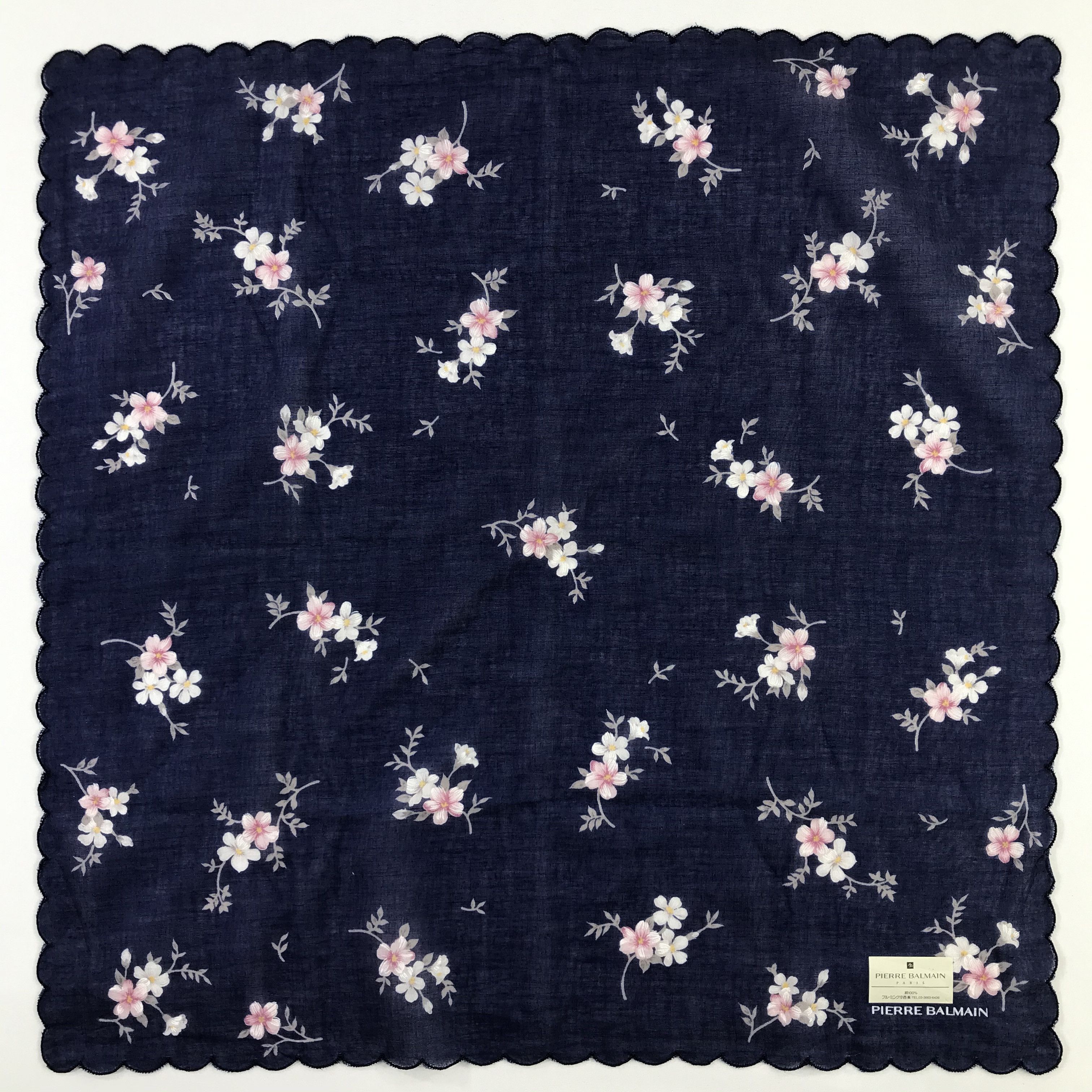Pierre Balmain × Vintage Pierre Balmain Bandana / Handkerchief / Neckerchief - S912 Size ONE SIZE - 1 Thumbnail