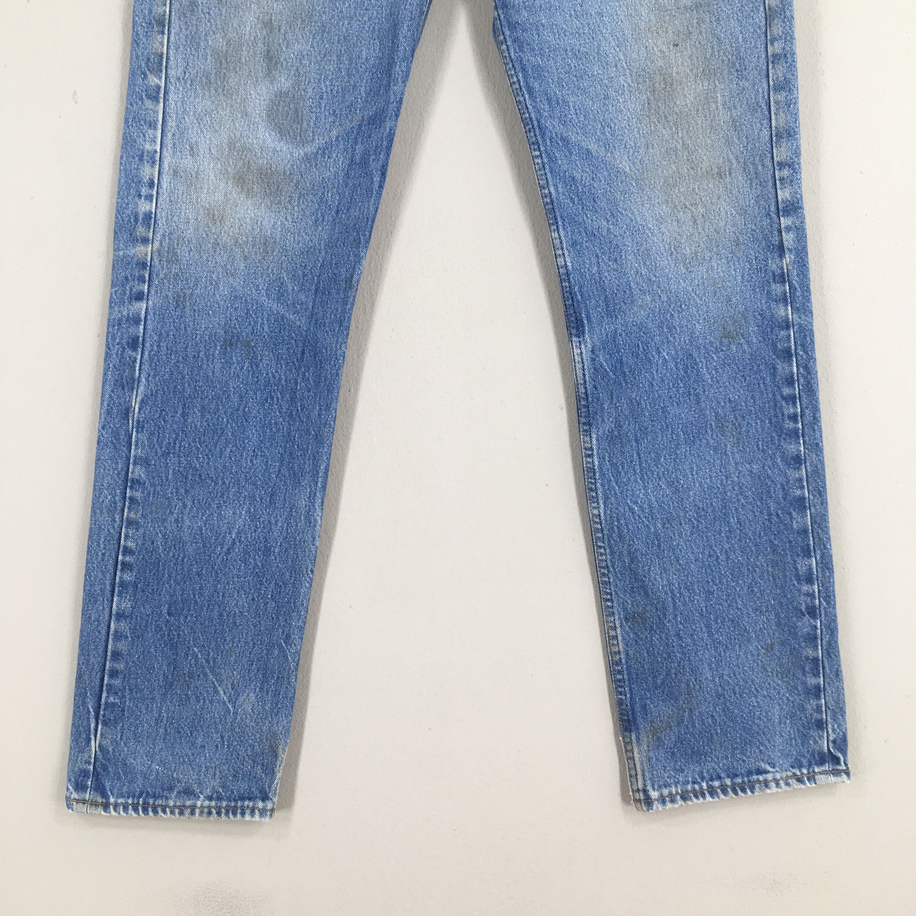 Levi's Size 30x31 Vintage Levi's 501 Faded Blue Jeans S1350 Size US 30 / EU 46 - 3 Thumbnail