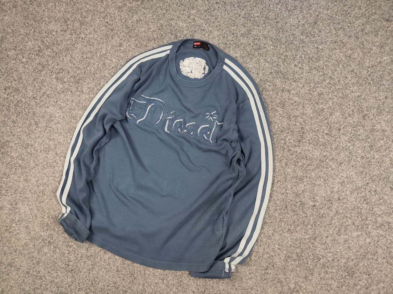 Diesel Vintage Diesel Y2K Style Embroidered Logo Blue Long Sleeve Size US M / EU 48-50 / 2 - 2 Thumbnail