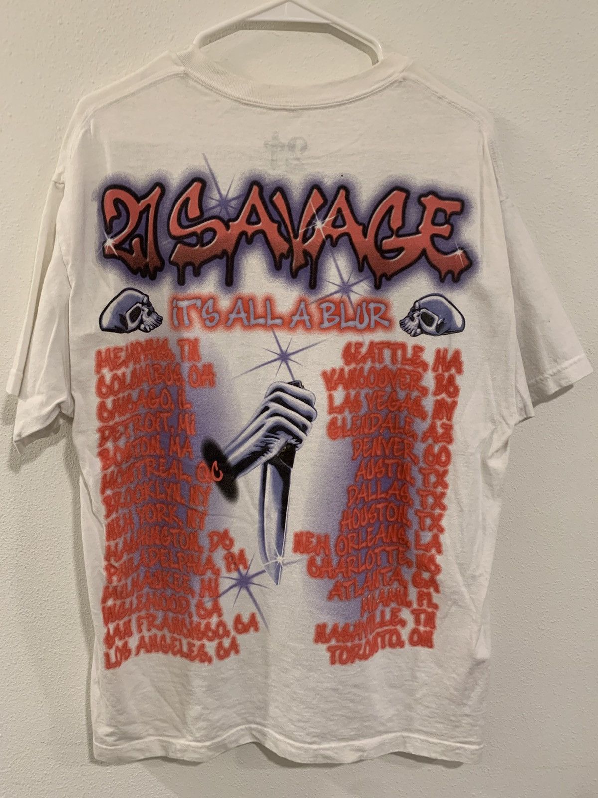 21 Savage × Drake 21 savage slaughter gang its all a blur tour Size US L / EU 52-54 / 3 - 5 Thumbnail