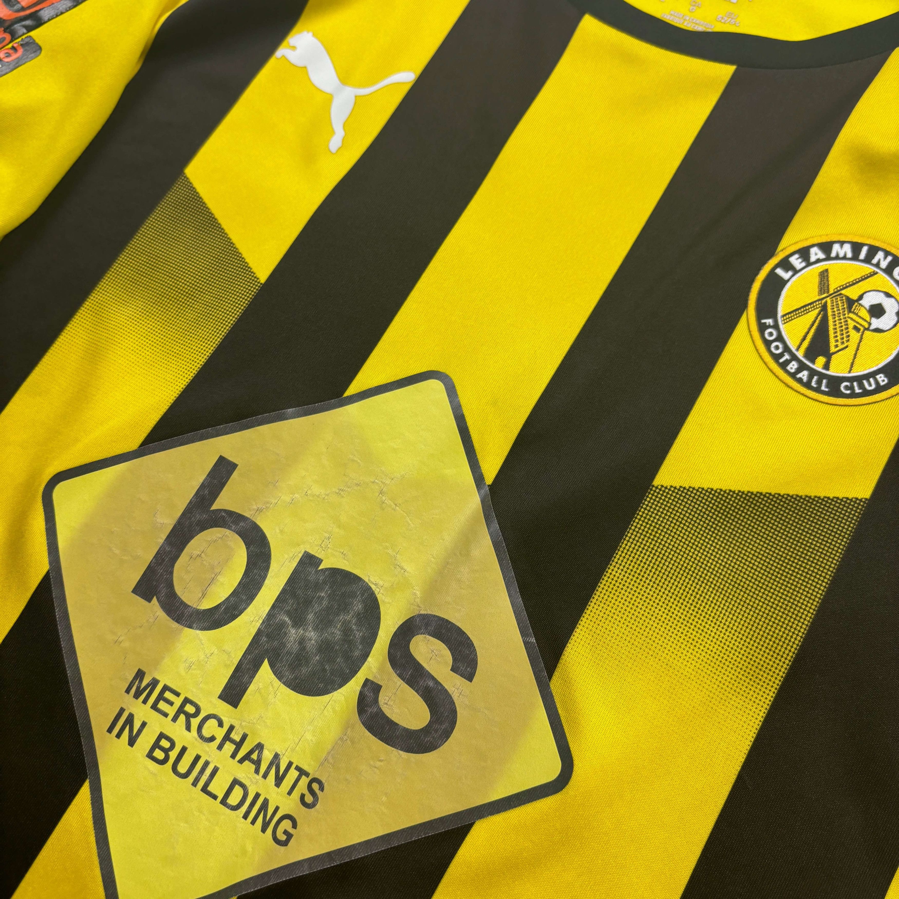 Puma MATCH WORN Leamington 2018-21 home #12 football jersey sz L Size US L / EU 52-54 / 3 - 3 Thumbnail