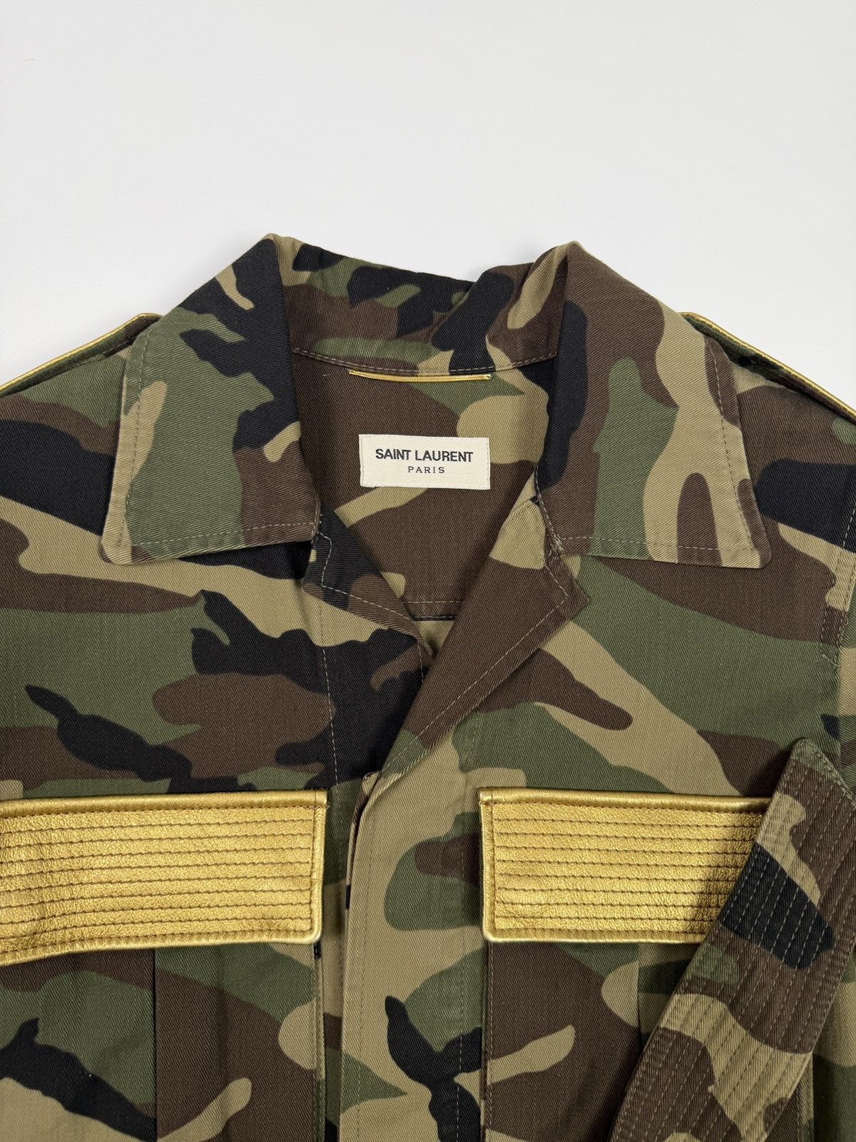 Saint Laurent Paris SS15 MILITARY PARKA Size XXS / US 00 / IT 34 - 5 Thumbnail
