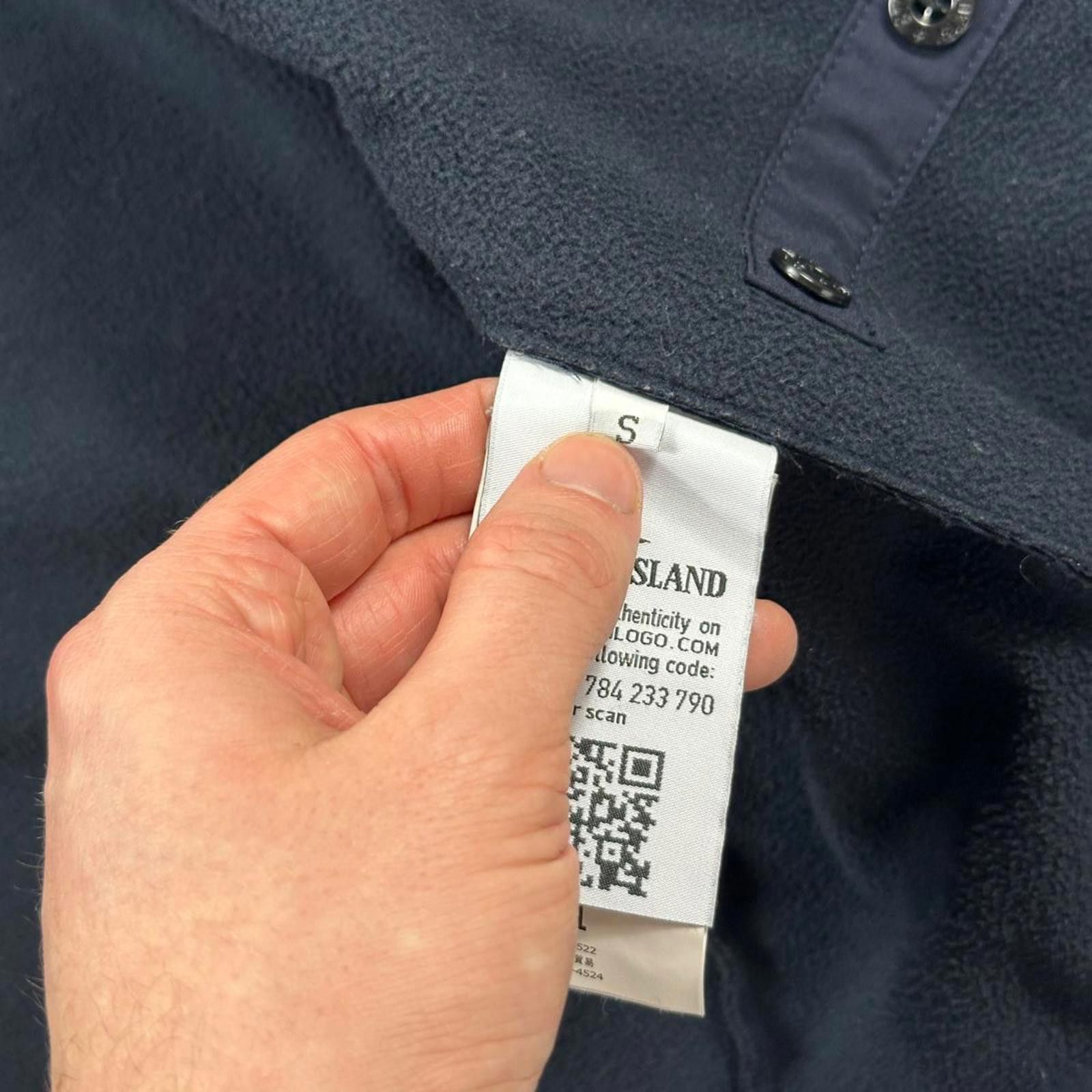 Stone Island Stone Island Soft Shell R Zip Up Jacket Navy Blue Small Size US S / EU 44-46 / 1 - 7 Thumbnail
