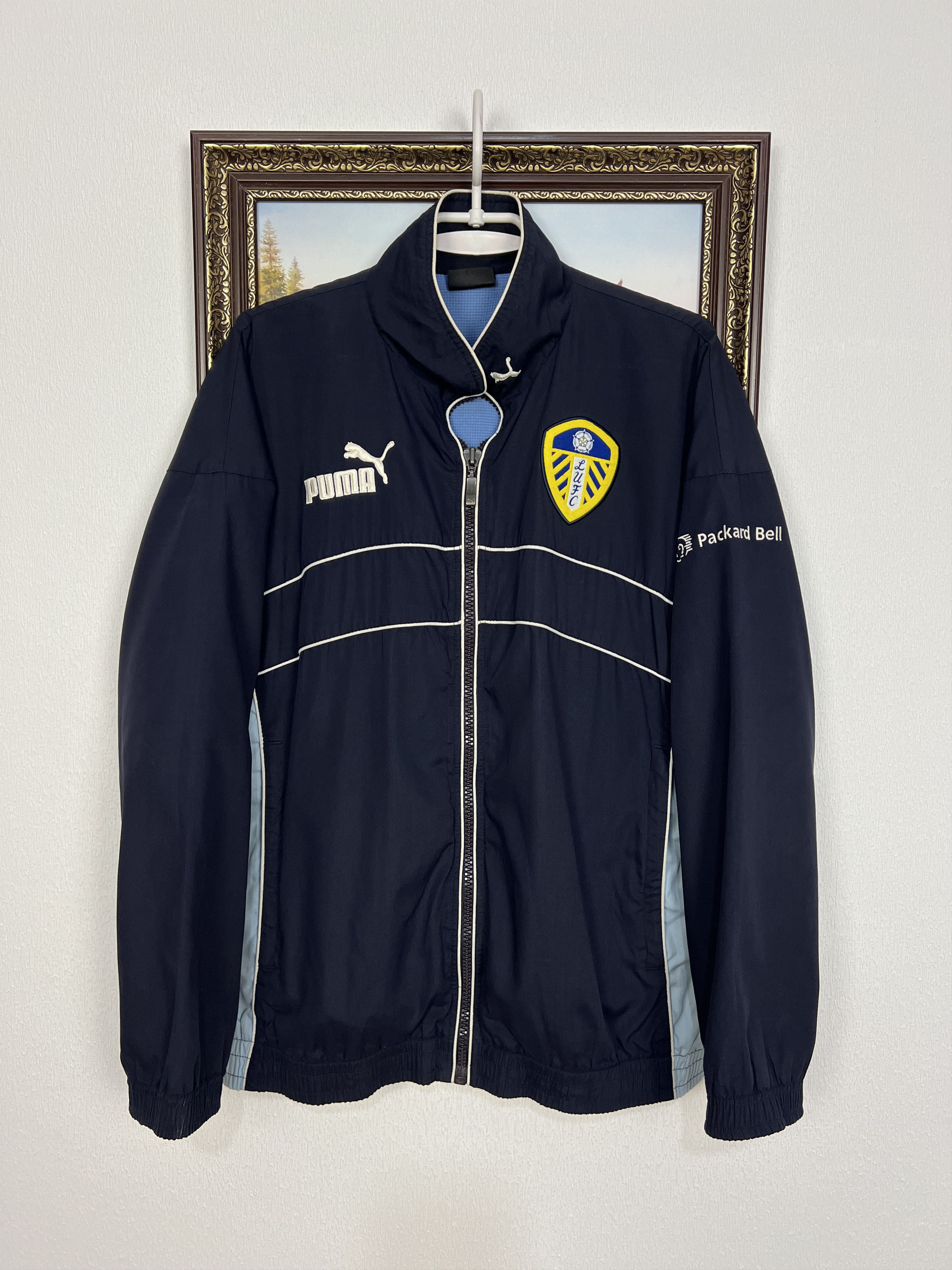 Puma Vintage Puma Leeds United Football Jacket Soccer Track Top Size US M / EU 48-50 / 2 - 1 Thumbnail
