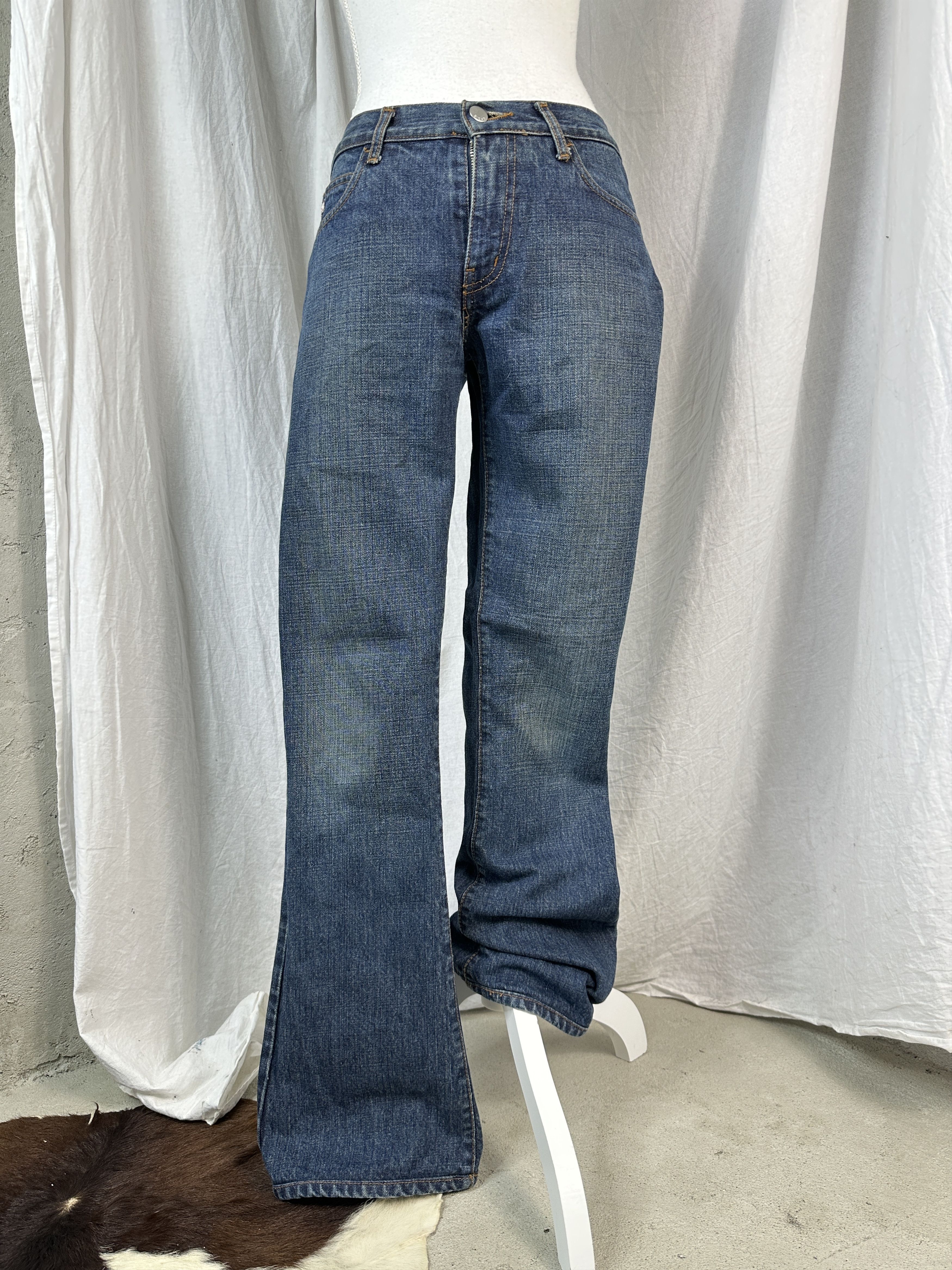 Miss Sixty × Vintage Vintage Denim Casual Miss Sixty Flared Y2K Jeans Size 25" / US 0 / IT 36 - 4 Thumbnail