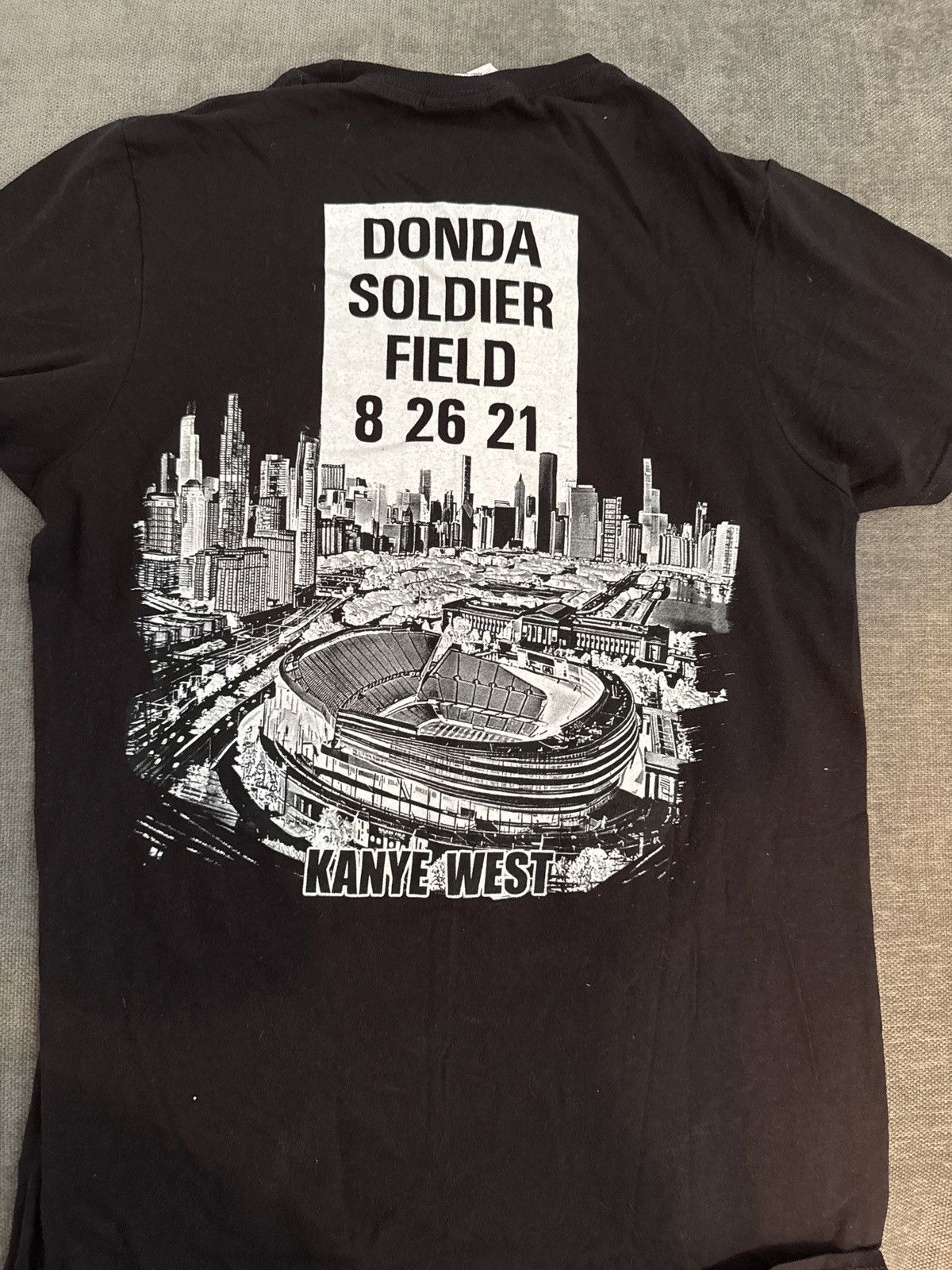 Band Tees Kanye West Donda soldier Field 2021 show concert Chicago Size US S / EU 44-46 / 1 - 2 Thumbnail
