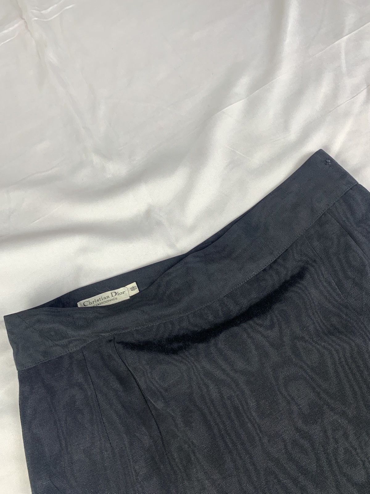Christian Dior Monsieur 2000s Christian Dior Coordonnes Wavey Tail Formal Skirt Size 27" / US 4 / IT 40 - 7 Thumbnail