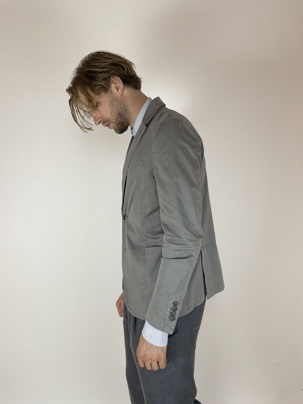 Other SPADA ROMA cotton unlined Blazer slim fit Mens size 52 Size 52S - 9 Thumbnail