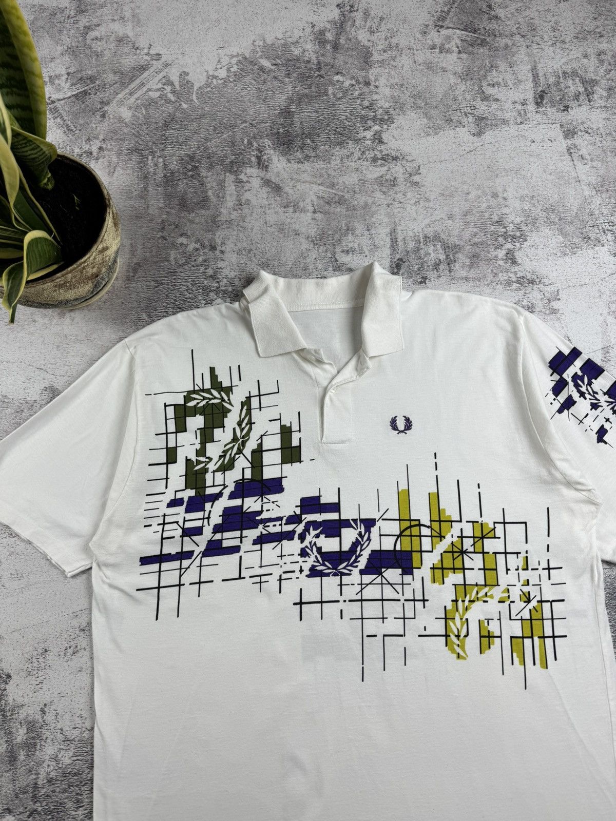 Fred Perry Fred Perry England Embroidered Retro Jersey Polo T Shirt Tee Size US XL / EU 56 / 4 - 5 Thumbnail