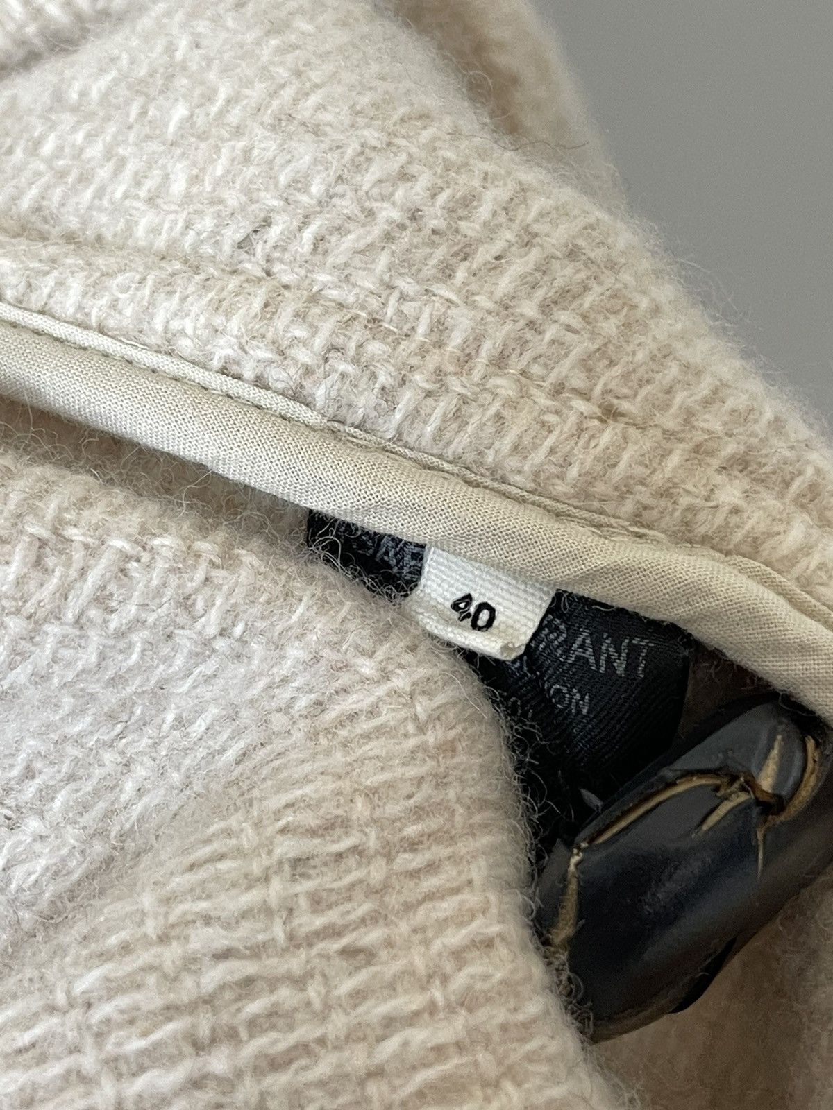 Isabel Marant Etoile Isabel Marant Etoile Gimi Wool Blend Tweed Cocoon Coat Size L / US 10 / IT 46 - 10 Thumbnail