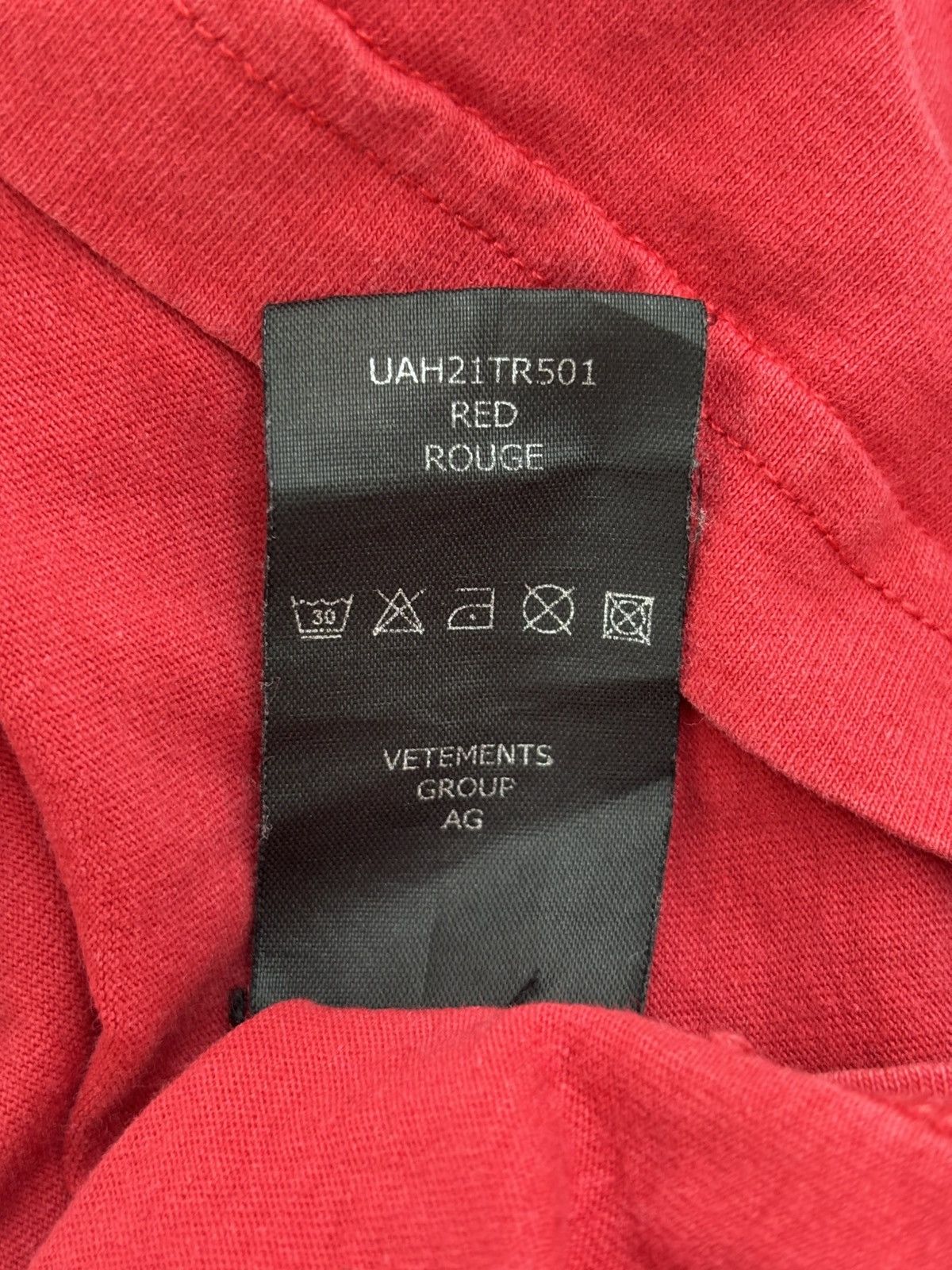 Vetements Logo Front Back T-Shirt Size US L / EU 52-54 / 3 - 11 Thumbnail