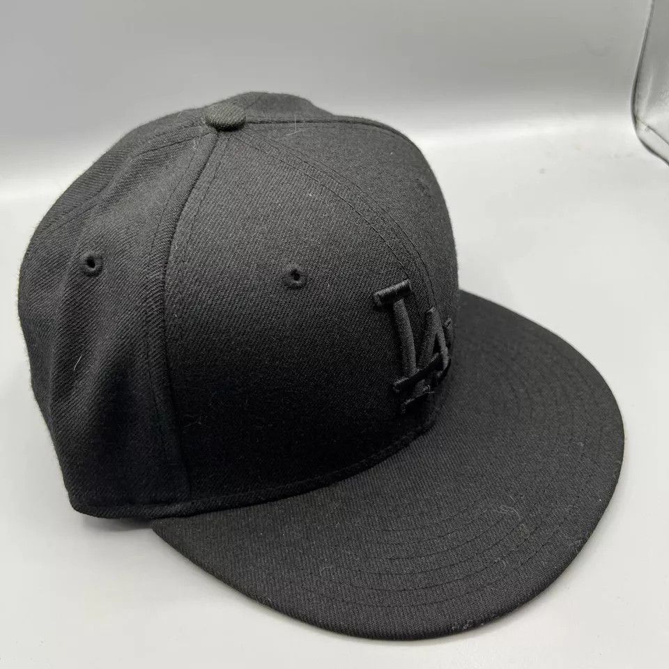 New Era Los Angeles LA Dodgers Hat 7 Embroidered 59Fifty Fitted Cap Size ONE SIZE - 3 Thumbnail