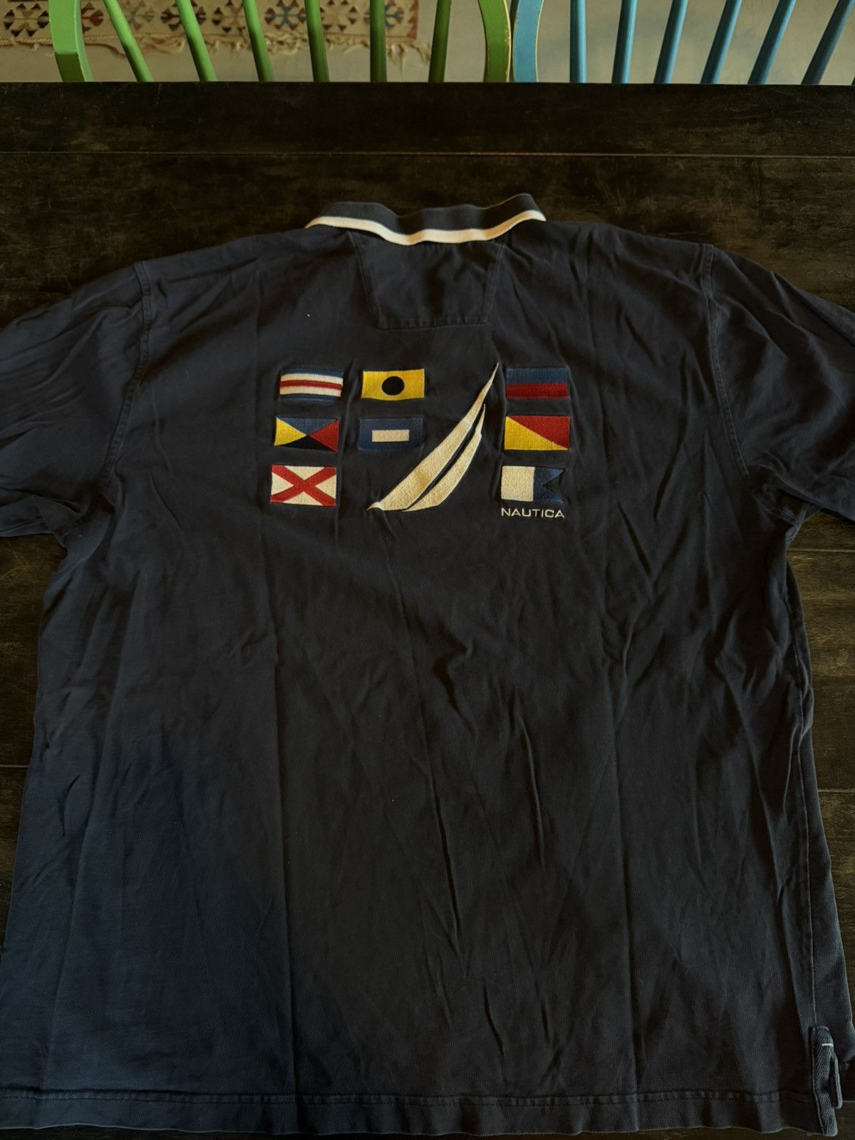 Nautica Vintage Nautica polo Size US XXL / EU 58 / 5 - 2 Thumbnail