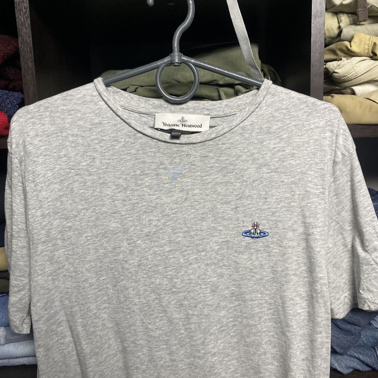 Vivienne Westwood Luxury Vivienne Westwood small logo basic streetwear tee Size US M / EU 48-50 / 2 - 2 Thumbnail