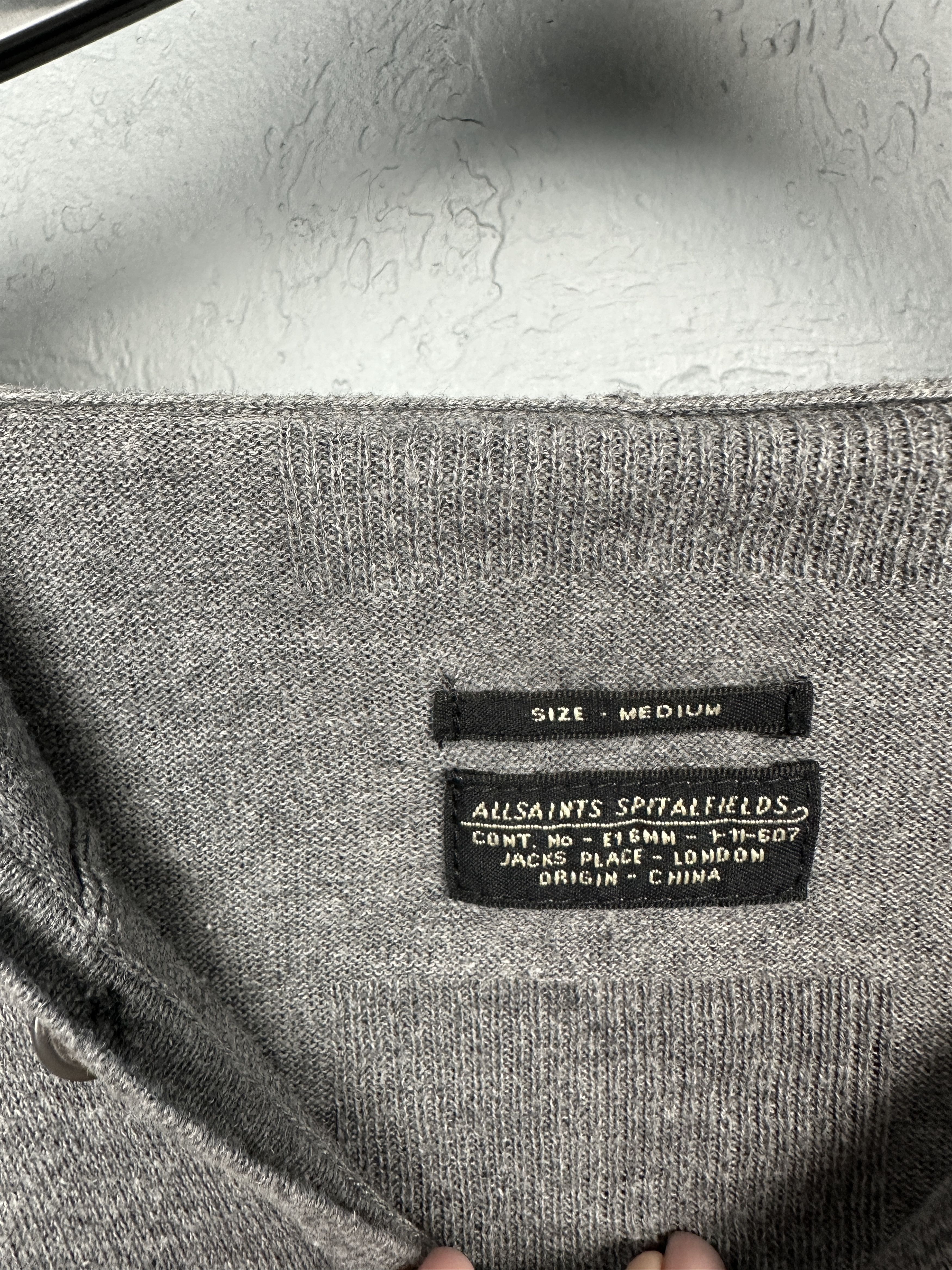 Allsaints Allsaints Mens Devise Knit Hoodie Size US M / EU 48-50 / 2 - 4 Thumbnail