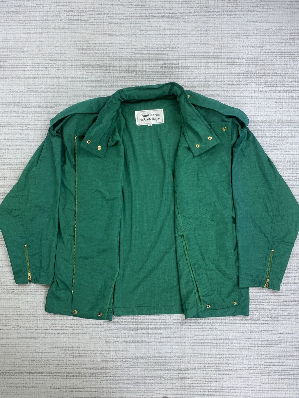 Designer × Jean Charles De Castelbajac × Vintage Vintage Jean-Charles de Castelbajac Rare Design Green Jacket Size US L / EU 52-54 / 3 - 6 Thumbnail