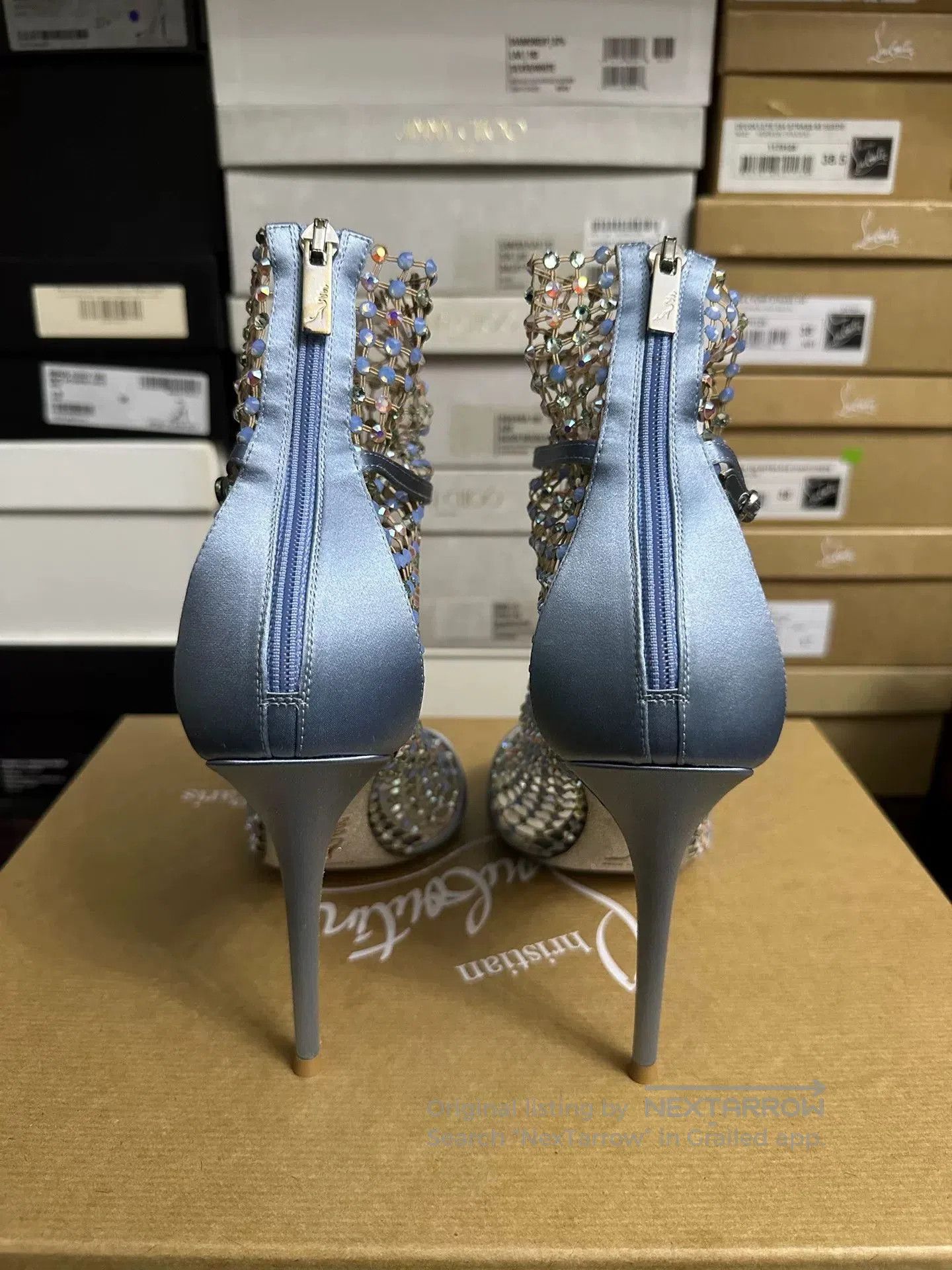 Rene Caovilla Rene Caovilla Crystal Embellished Heels. Size US 8 / IT 38 - 3 Thumbnail