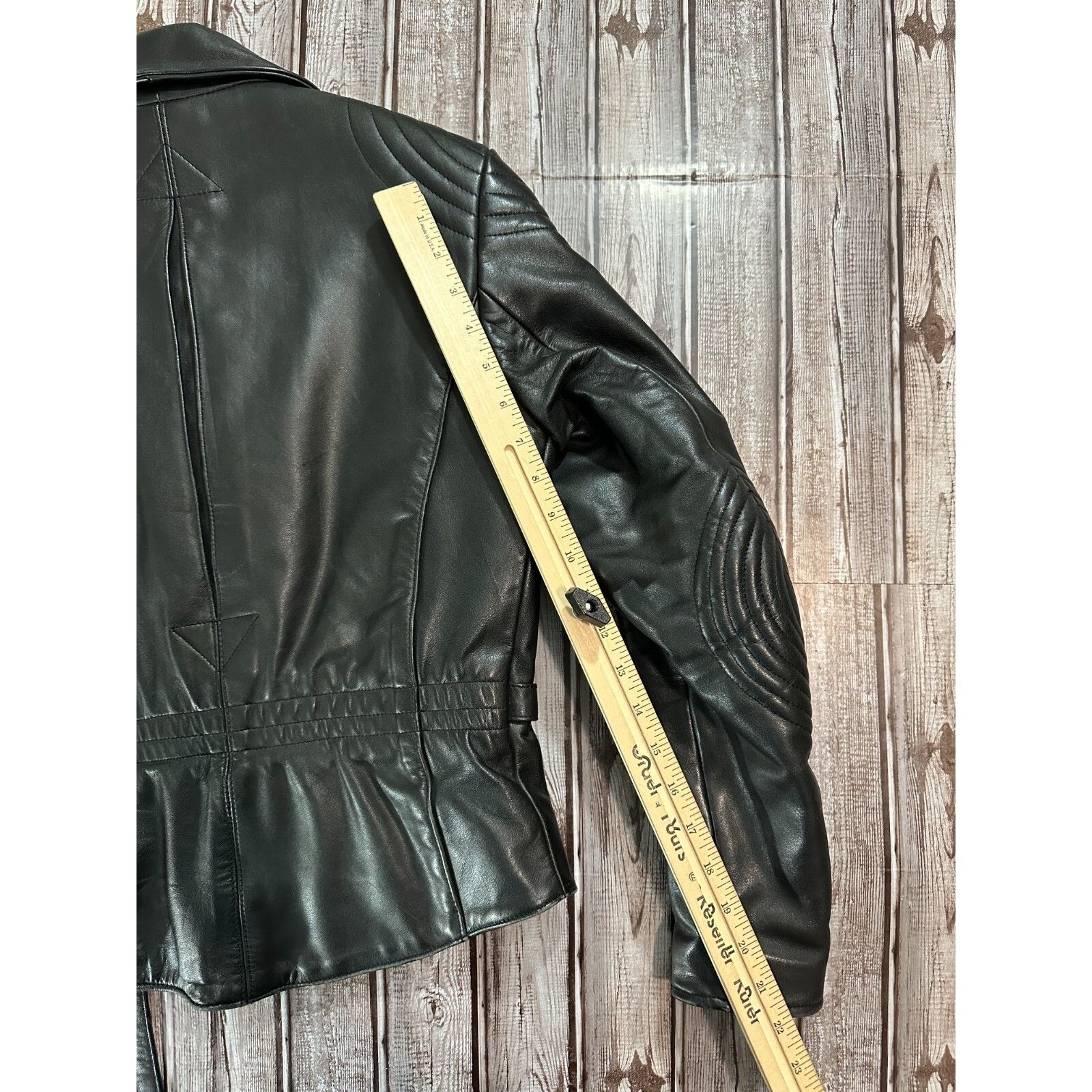 Schott Schott Biker Riders Leather Jacket color Black size 8 Size M / US 6-8 / IT 42-44 - 9 Thumbnail