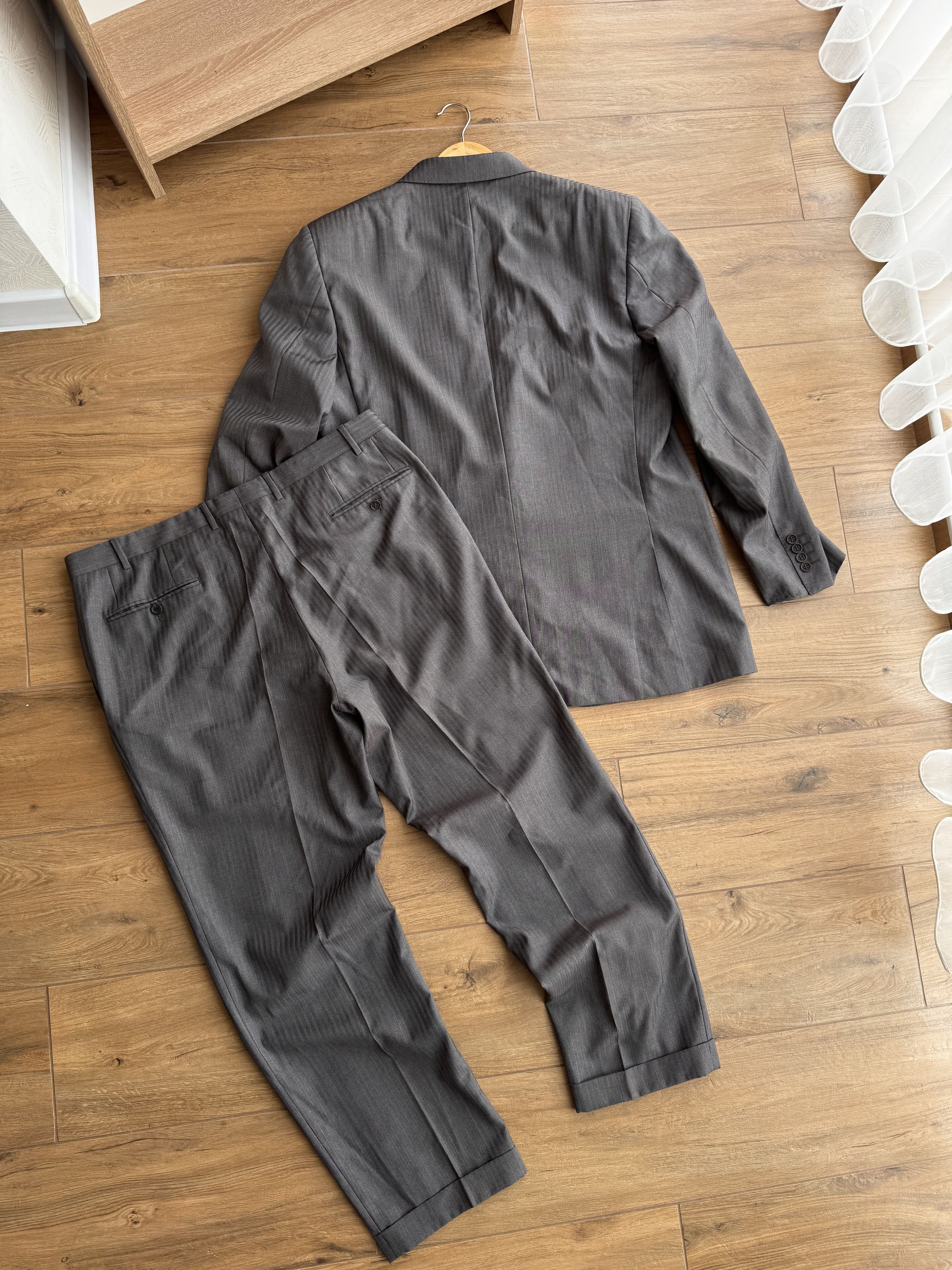 Canali × Vintage Vintage Canali Covela Luxury Pure Wool Formal Suit Size 56R Size 54R - 13 Thumbnail