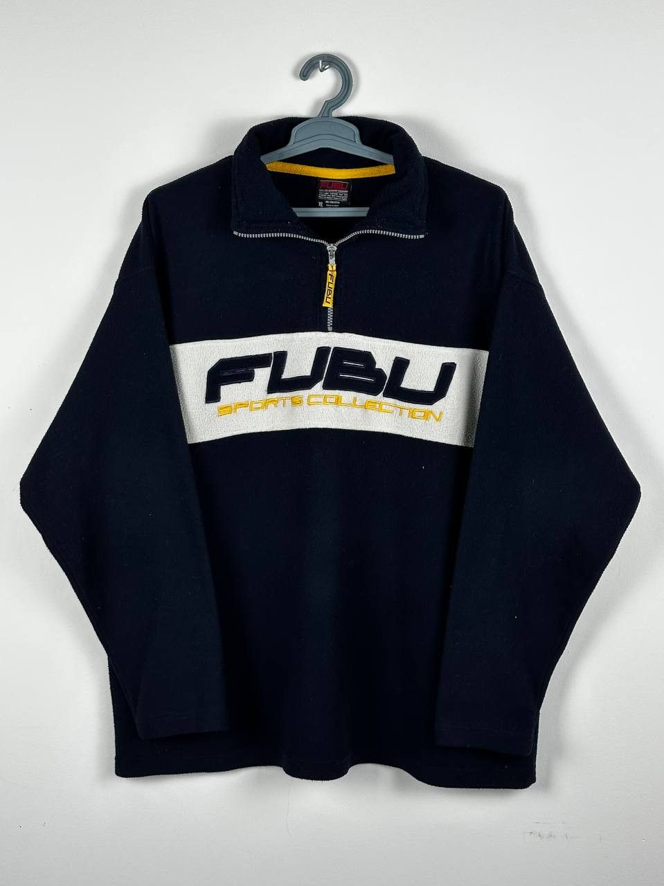 Fubu × Vintage Fubu Vintage Fleece Zip Up Oversized Y2K Sweater Size US XL / EU 56 / 4 - 2 Thumbnail