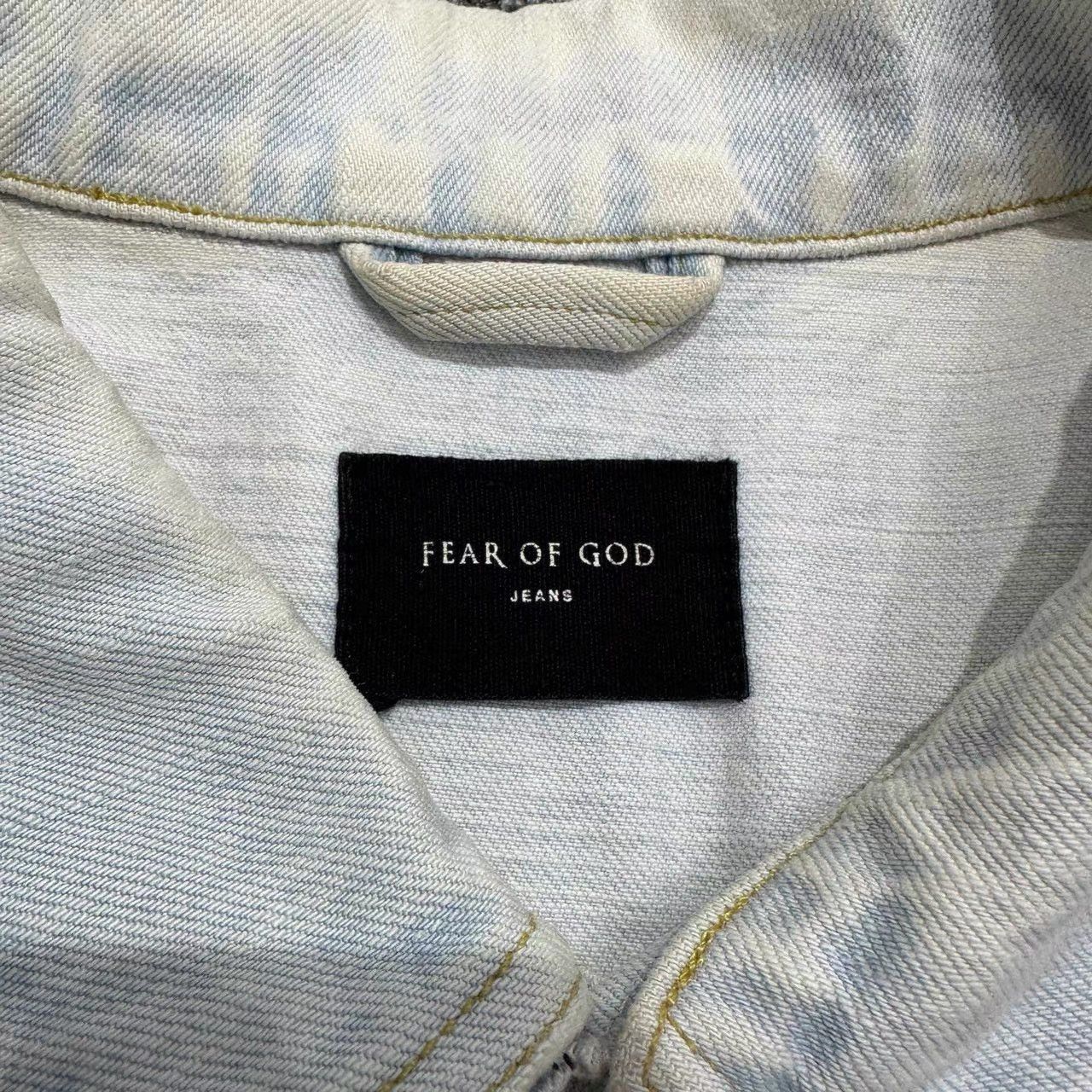 Fear of God Fear Of God 5th Light Wash Denim Jacket K28 Size US L / EU 52-54 / 3 - 3 Thumbnail