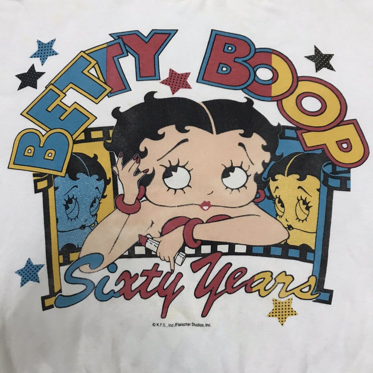 Cartoon Network VINTAGE 90s BETTY BOOP FLEISCHER STUDIOS SWEATSHIRT Size US L / EU 52-54 / 3 - 9 Thumbnail