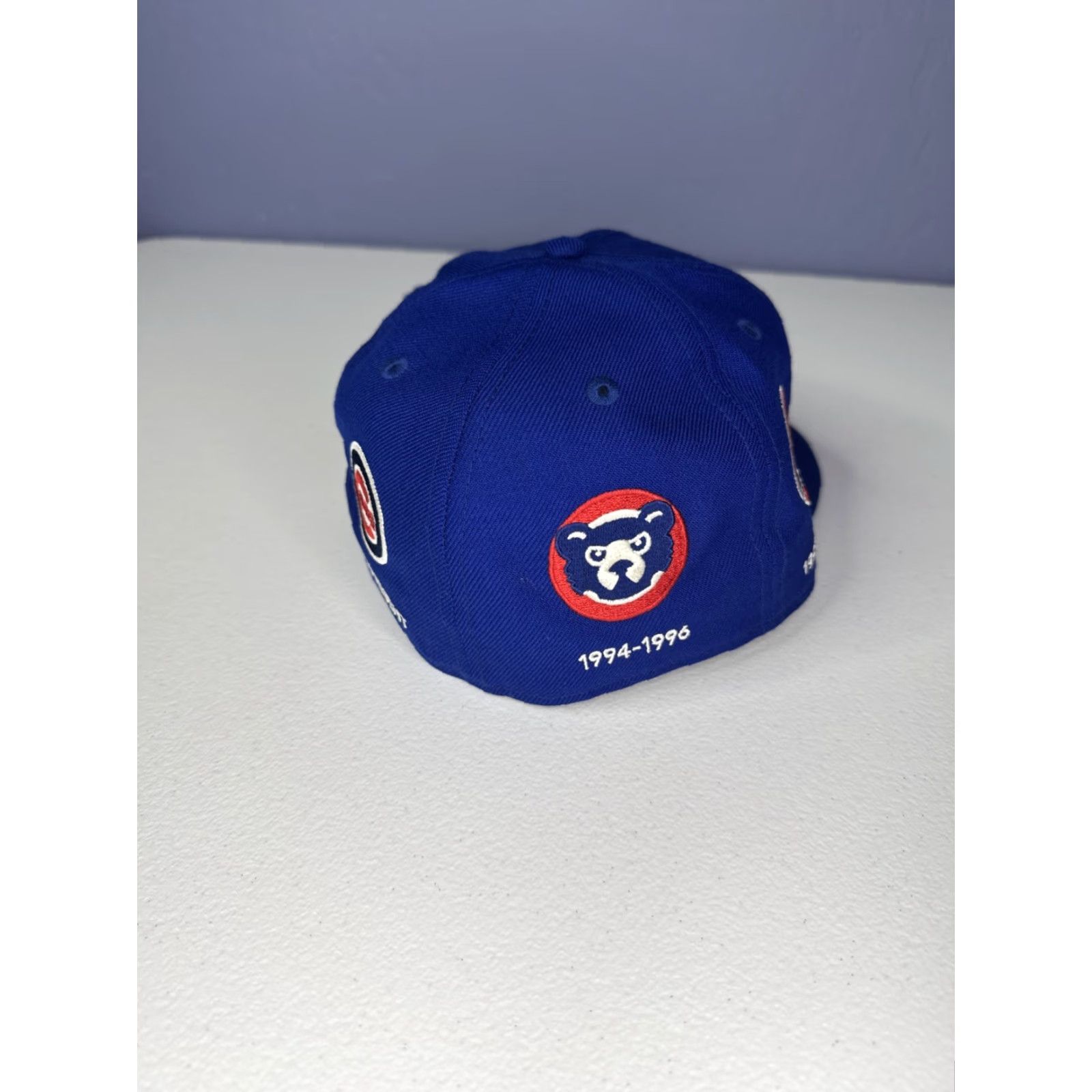 New Era Chicago Cubs New Era Logo Timeline All Over Print Hat Fitted Baseball Cap 7 3/8 Men Blue Baseball Cap 7 3/8? Size ONE SIZE - 6 Thumbnail