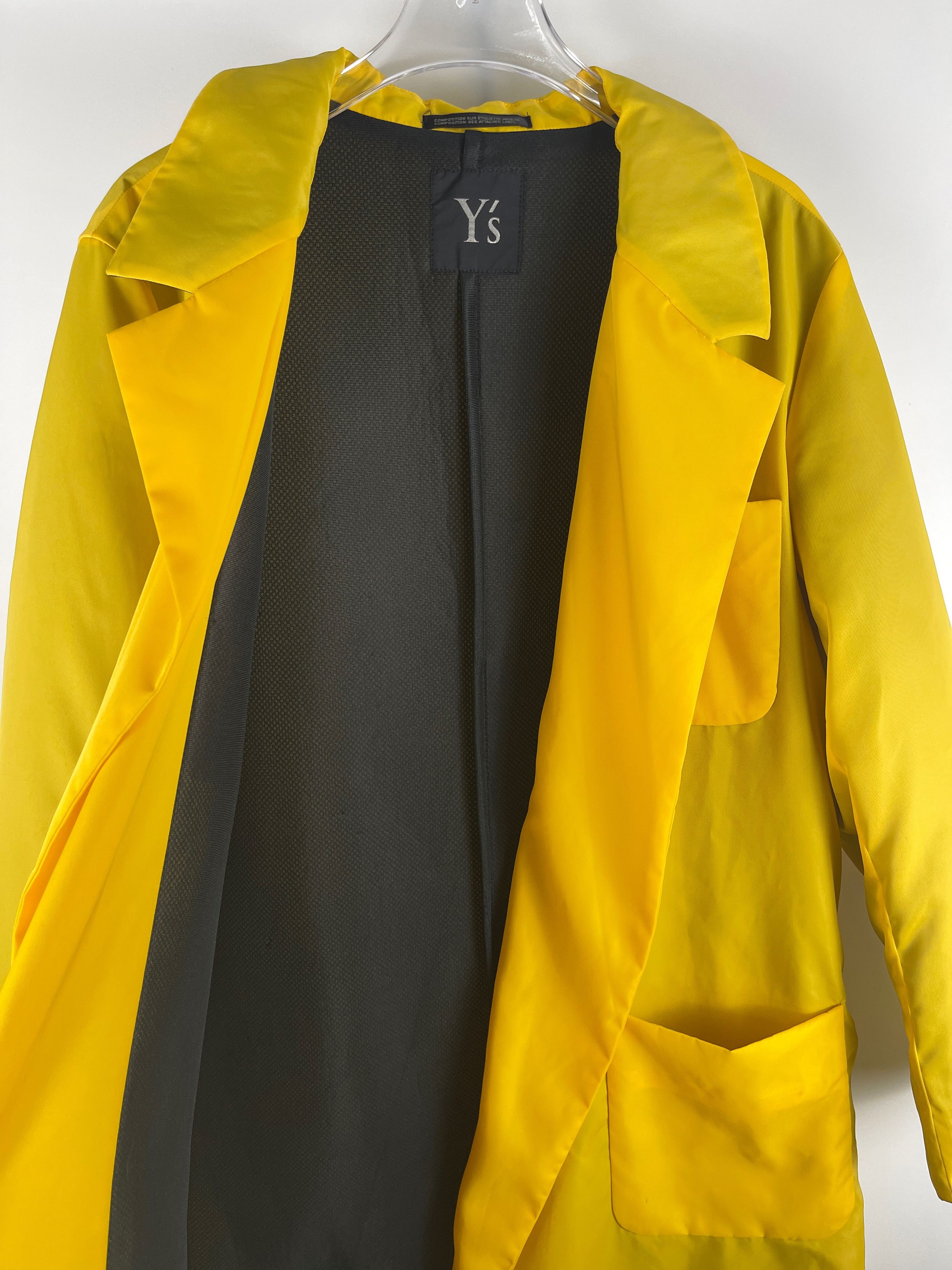 Yohji Yamamoto Y's Yellow Puffer Trench Coat Size US M / EU 48-50 / 2 - 8 Thumbnail