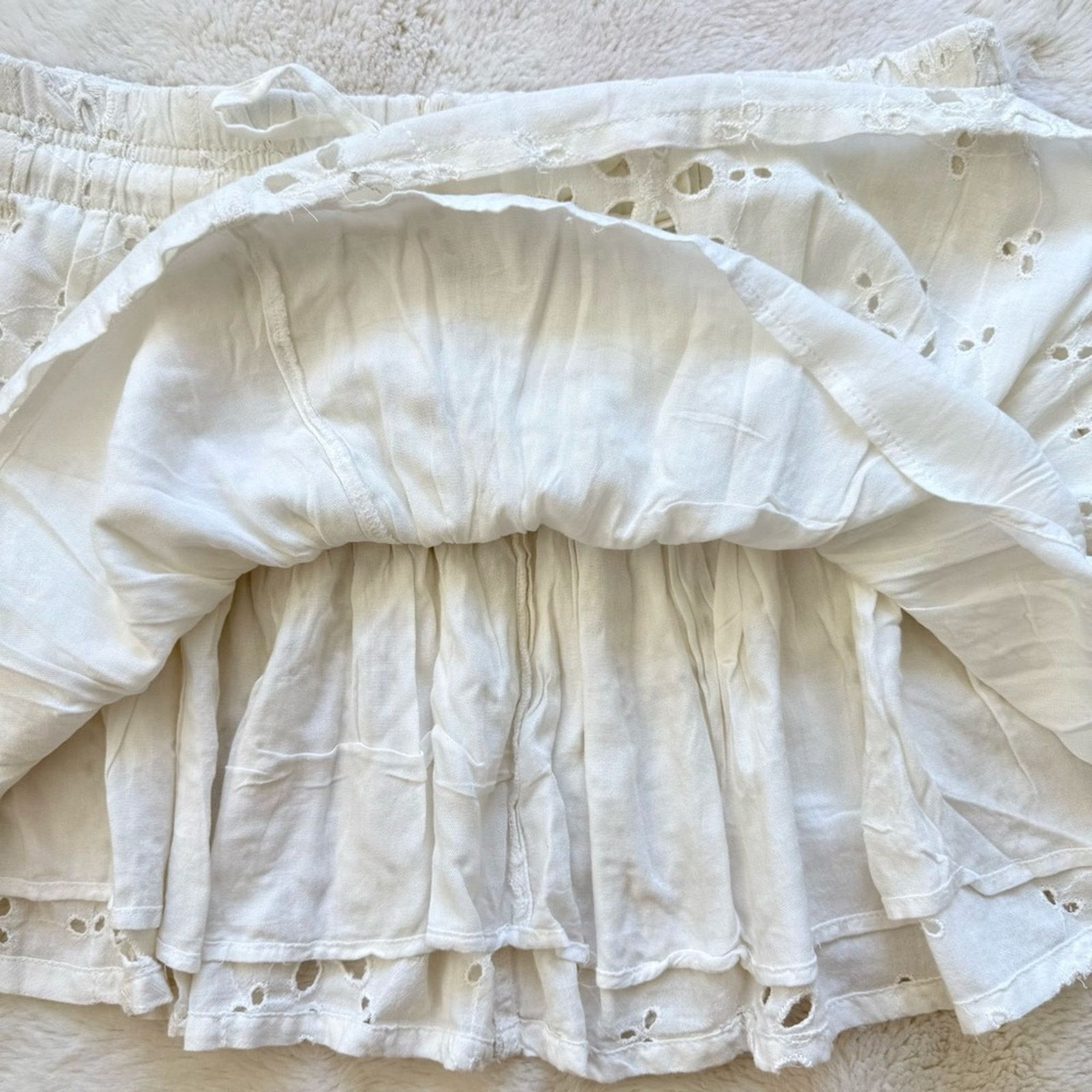 Free People Free People layette white skirt size S Retail 120$ Size 27" / US 4 / IT 40 - 9 Thumbnail