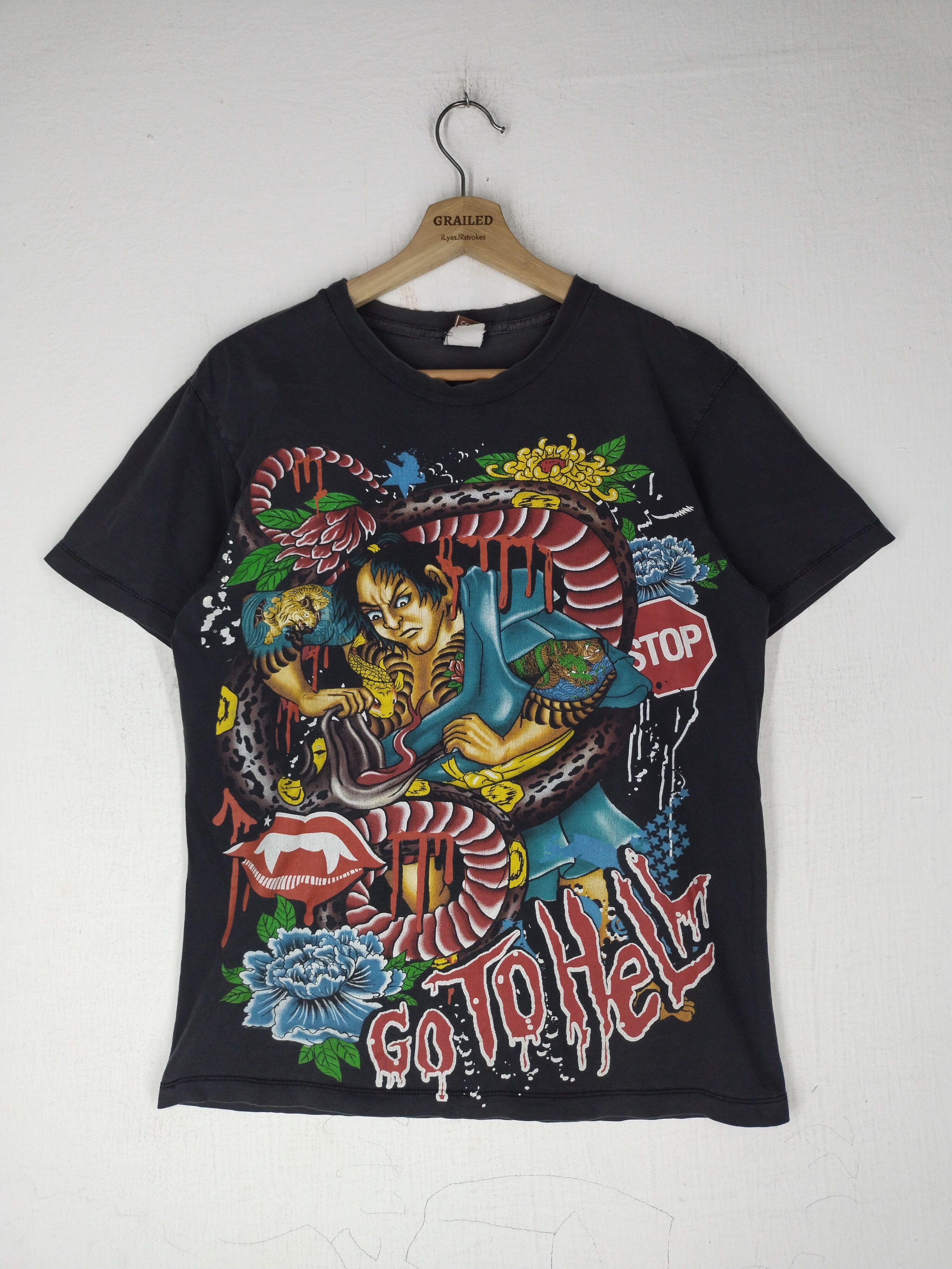 Vintage Go To Hell Movie 1997 Bootleg Fadee Tee
