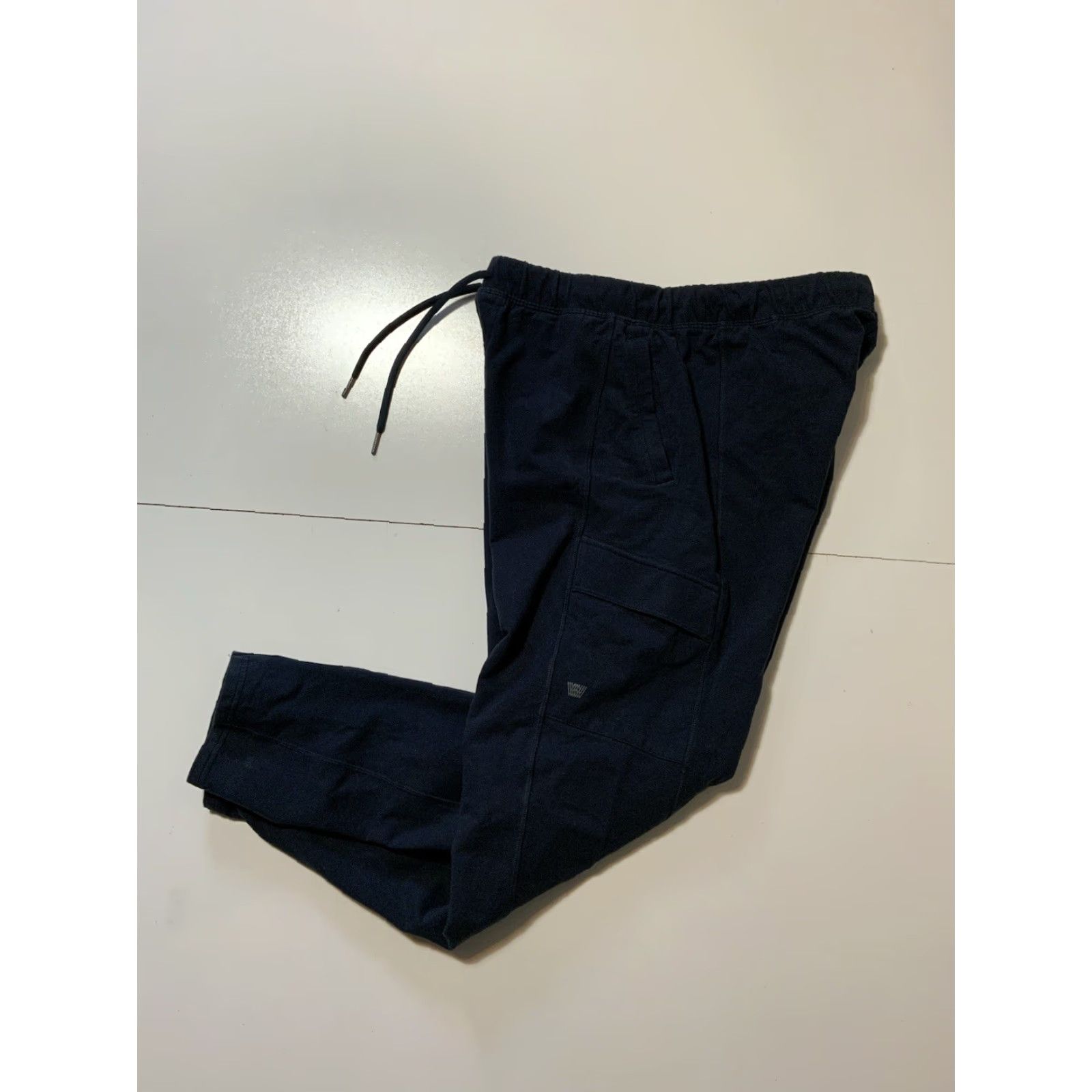 Vintage Mack Weldon For Daily Wear Cargo Navy Essential Lounge Jogger Sweatpants M Men Pants Regular Size M Sweatpants Navy Size US 31 - 2 Thumbnail