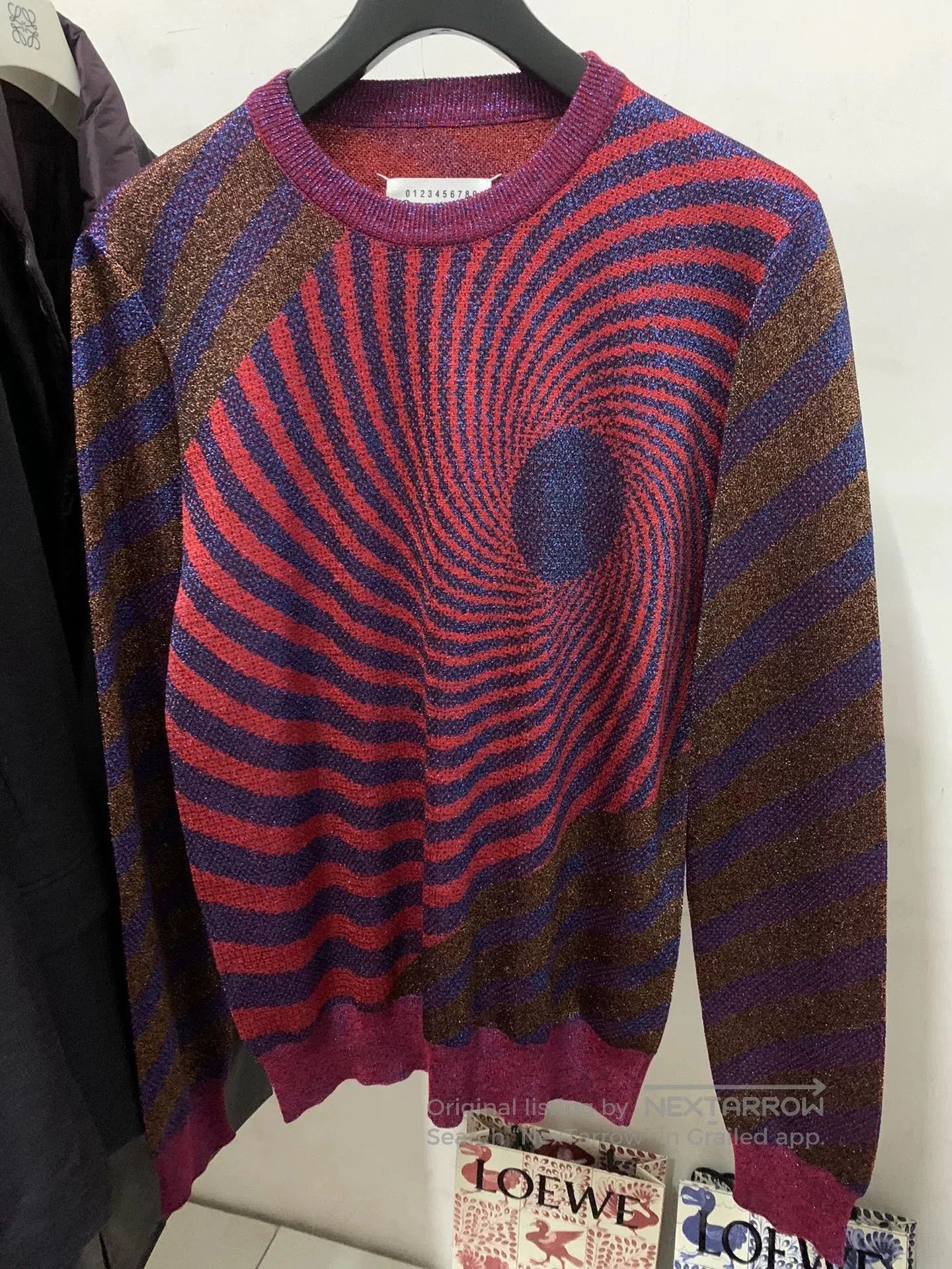 Maison Margiela Maison Martin Margiela Metallic Knit Sweater. Size US M / EU 48-50 / 2 - 1 Thumbnail