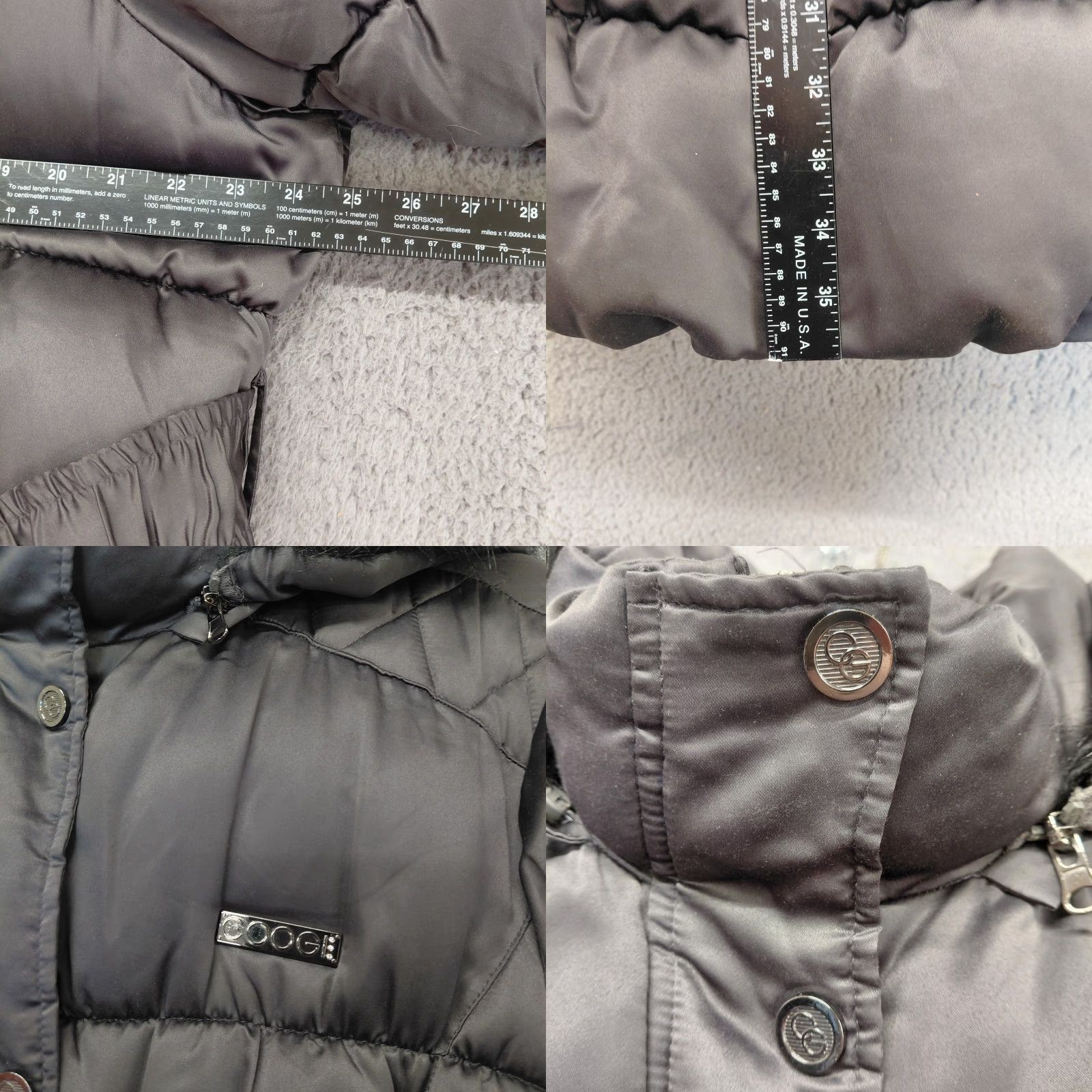 Coogi **VINTAGE COOGI Women's Size 2X Brownish Black Puffer Coat** User: **Vintage COOGI Women's Size 2X Brownish Black Puffer Jacket** Size XXL / US 16-18 / IT 52-54 - 9 Thumbnail