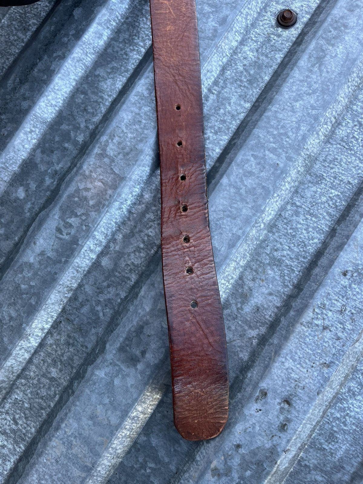 Fossil Fossil brown genuine leather vintage belt Size ONE SIZE - 7 Thumbnail
