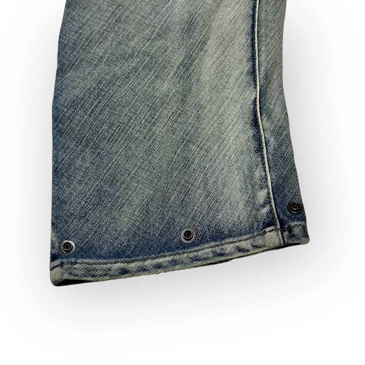 PPFM × Seditionaries PPFM Bondage Curve Banana Biker Denim Jeans Size US 34 / EU 50 - 9 Thumbnail