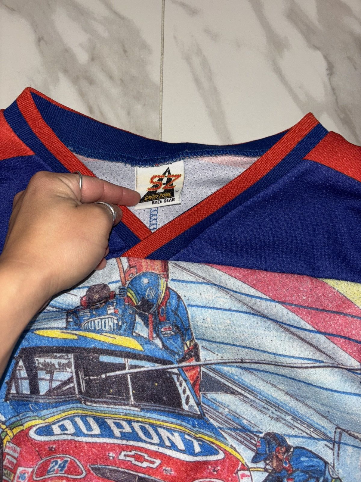 Other Vintage 90s Jeff Gordon Jersey Size US L / EU 52-54 / 3 - 2 Thumbnail