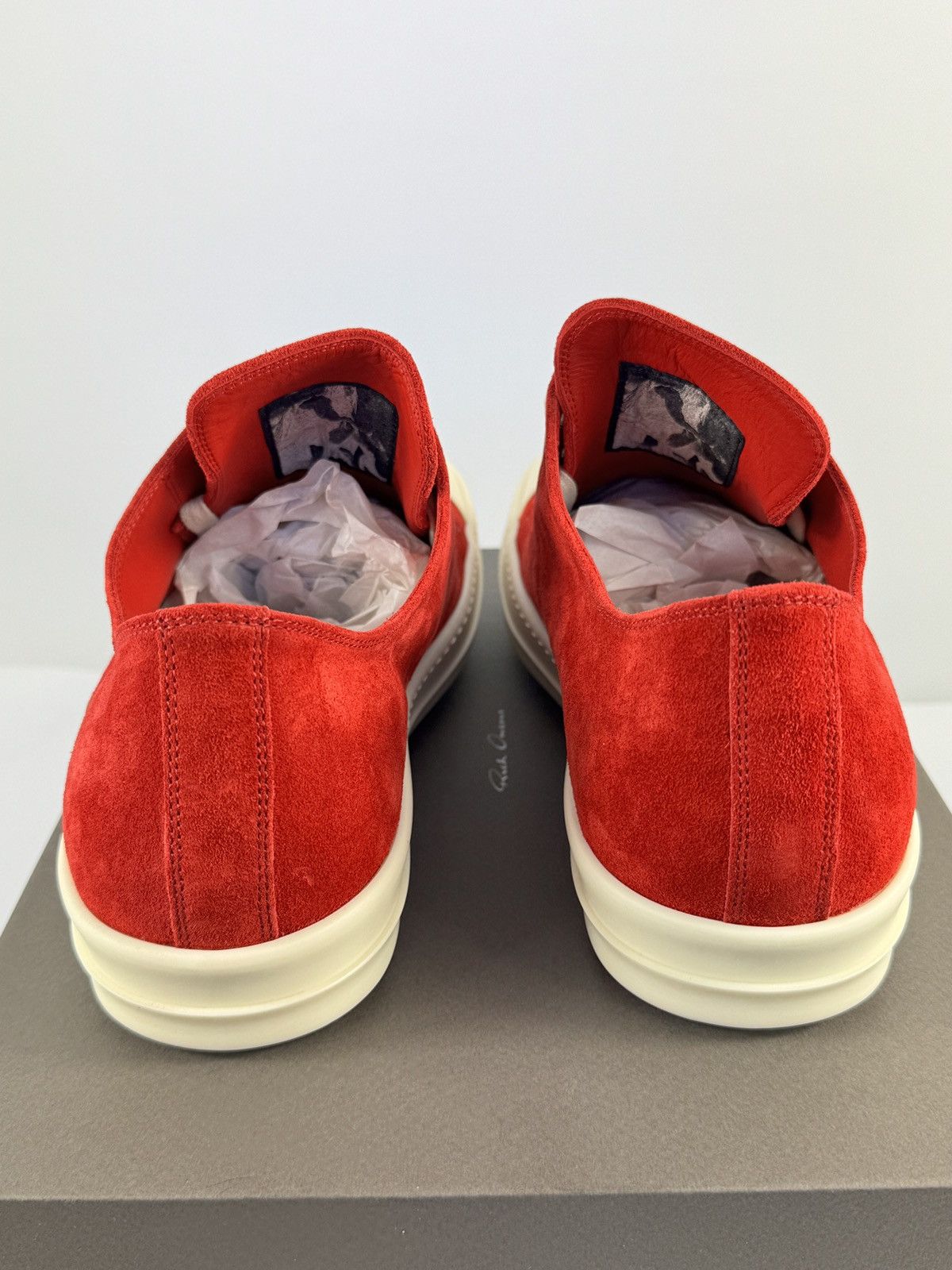 Rick Owens Extreme Low Suede Sneakers Size US 12 / EU 45 - 3 Thumbnail