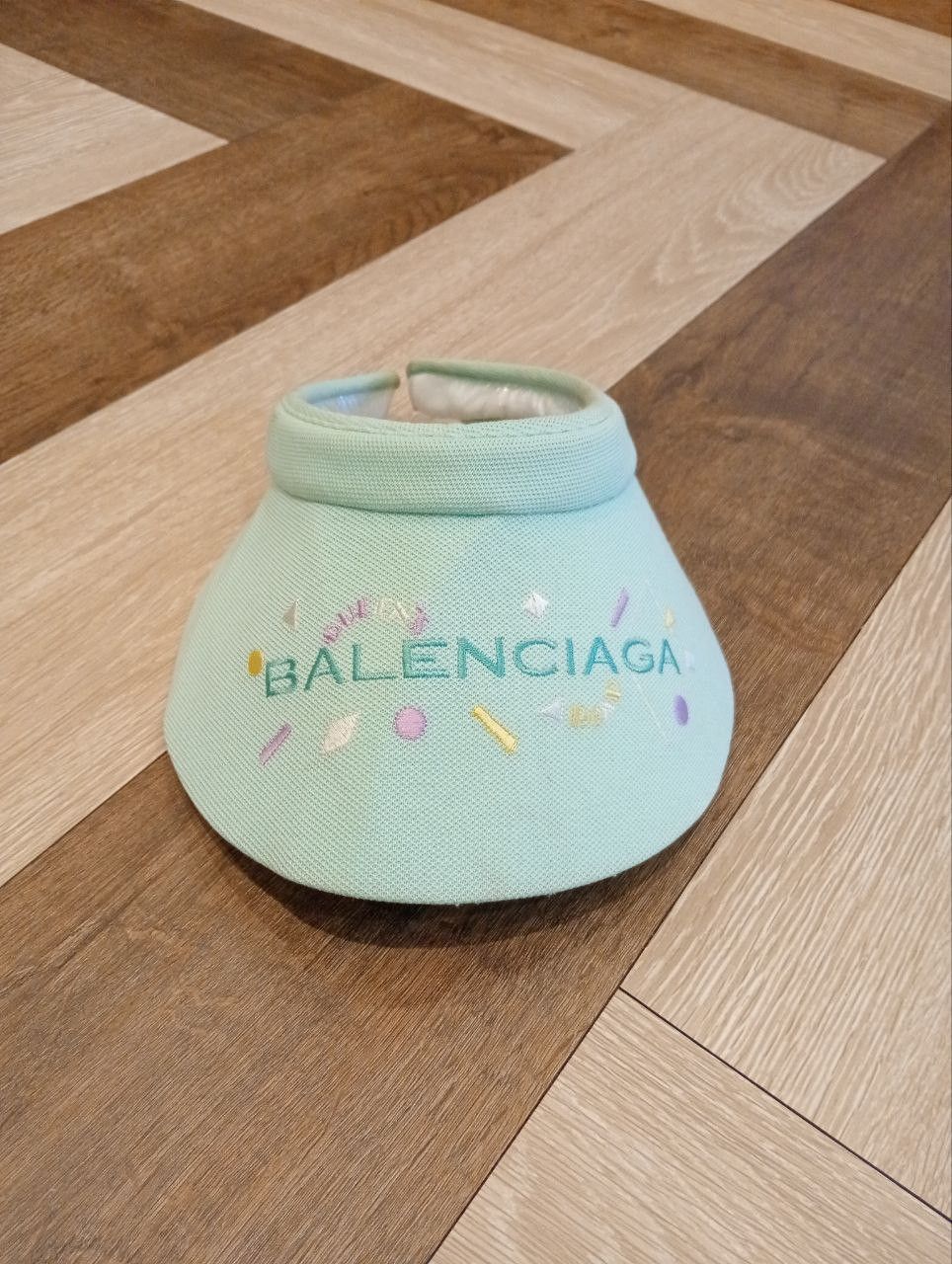Balenciaga BALENCIAGA PARIS SPELLOUT SUN VISOR HAT Size ONE SIZE - 2 Thumbnail
