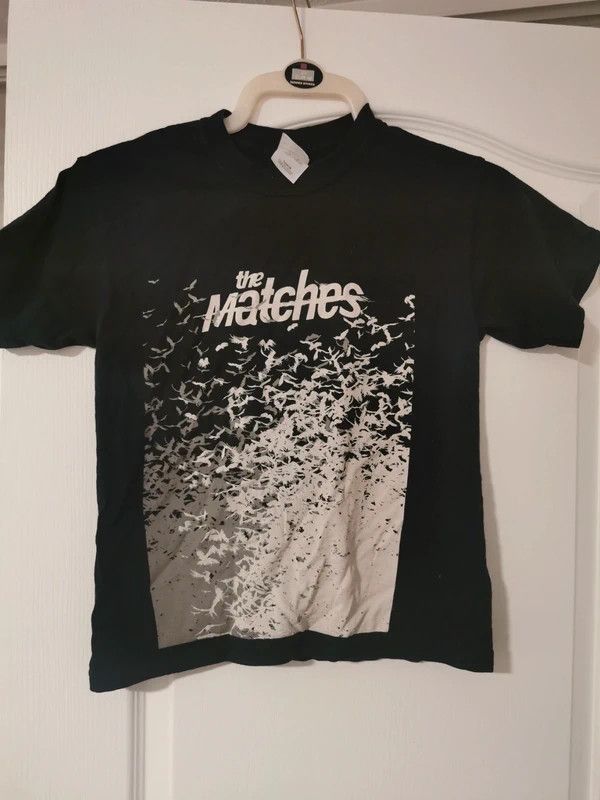 Band Tees The Matches - youth medium black t shirt (punk) Size US XXS / EU 40 - 1 Thumbnail