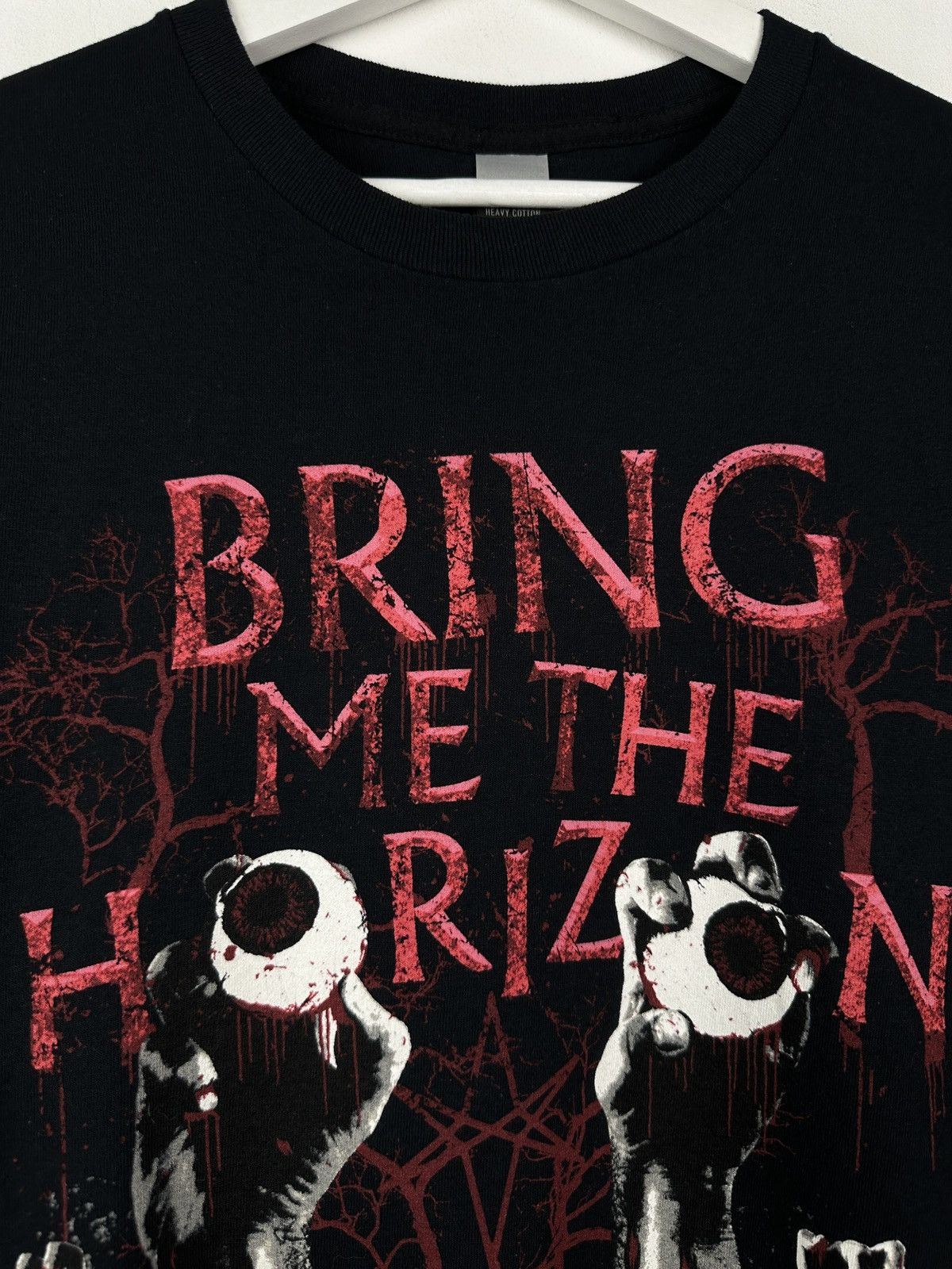 Band Tees Bring Me The Horizon Graveyard Eyes Rock Band T Shirt Tee Size US L / EU 52-54 / 3 - 4 Thumbnail