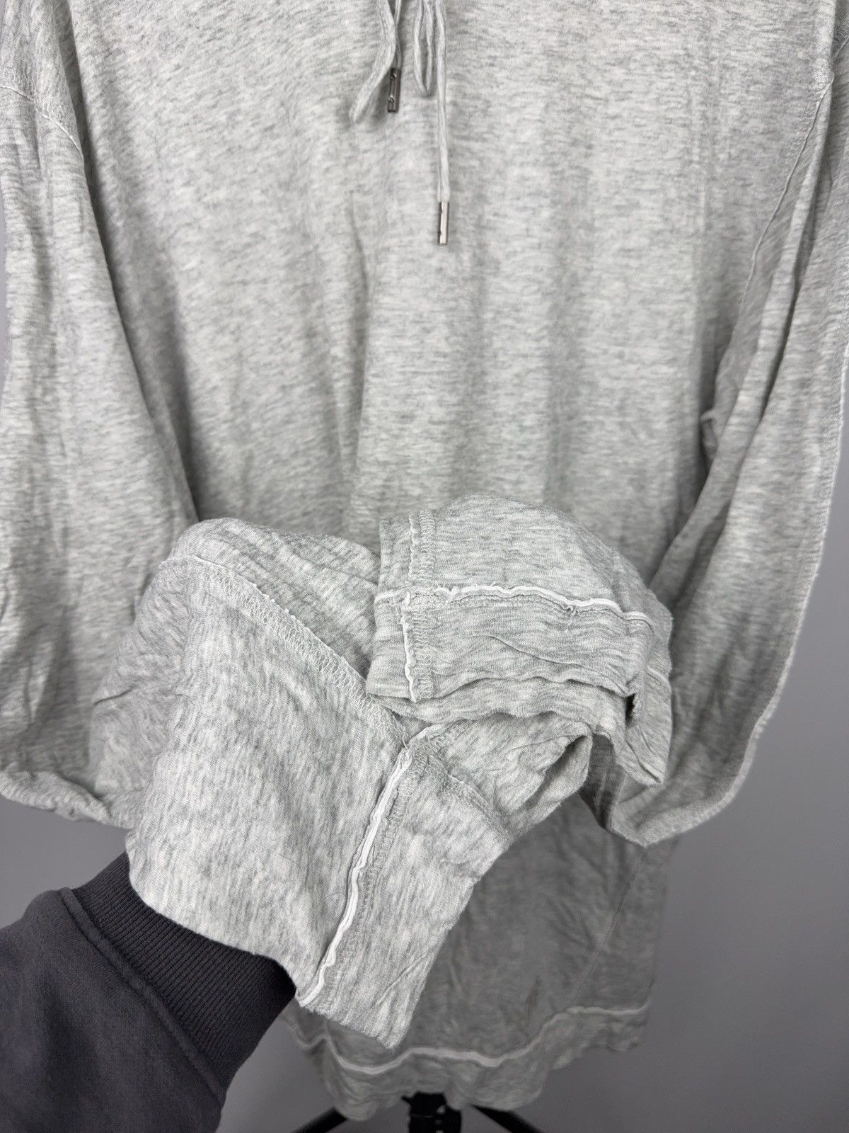 Diesel Luxury Vintage Diesel Industry Raw Neck Long Sleeve Shirt Size US XXL / EU 58 / 5 - 10 Thumbnail