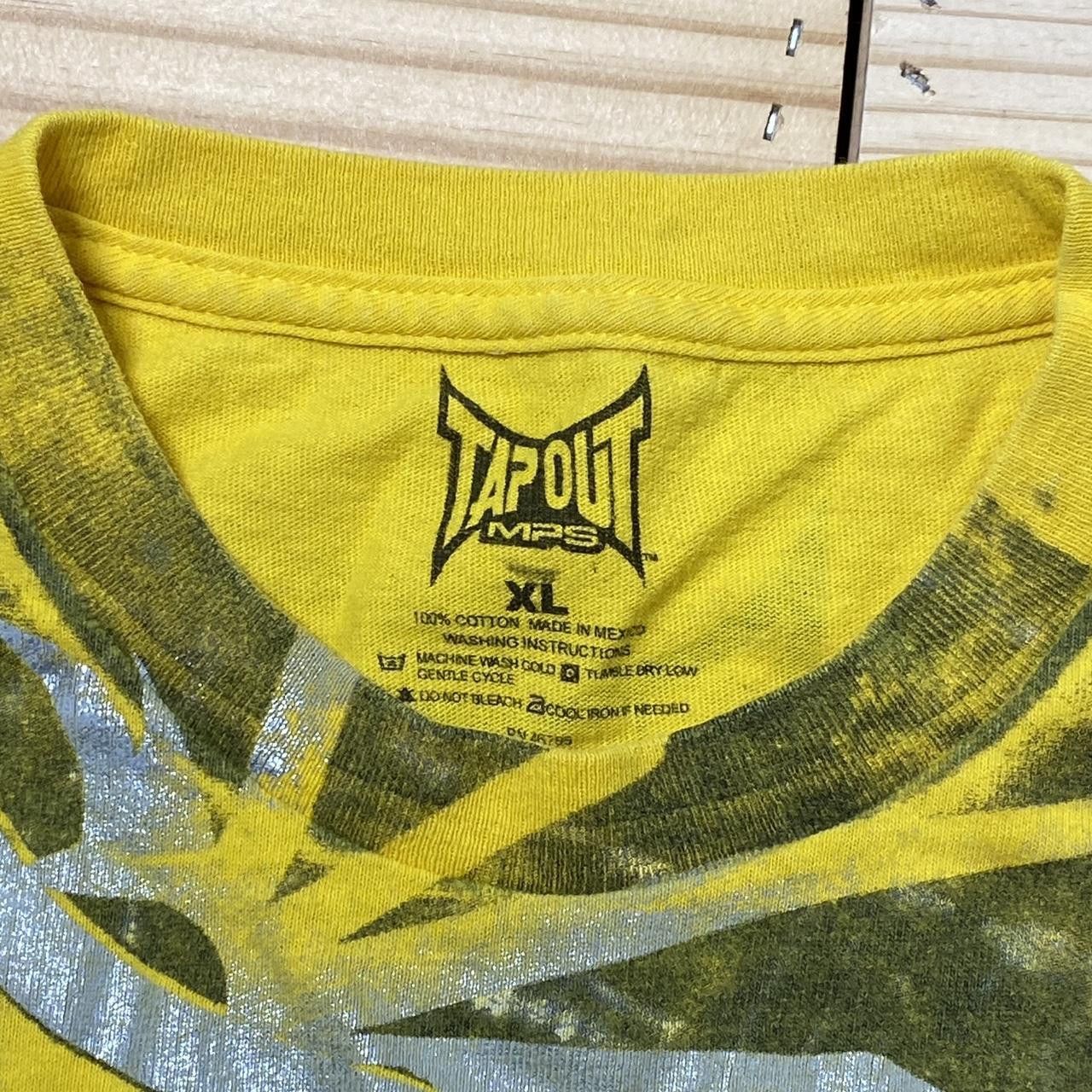 Tapout Tapout MPS Yellow Y2K MMA Tee Size XL Size US XL / EU 56 / 4 - 4 Thumbnail