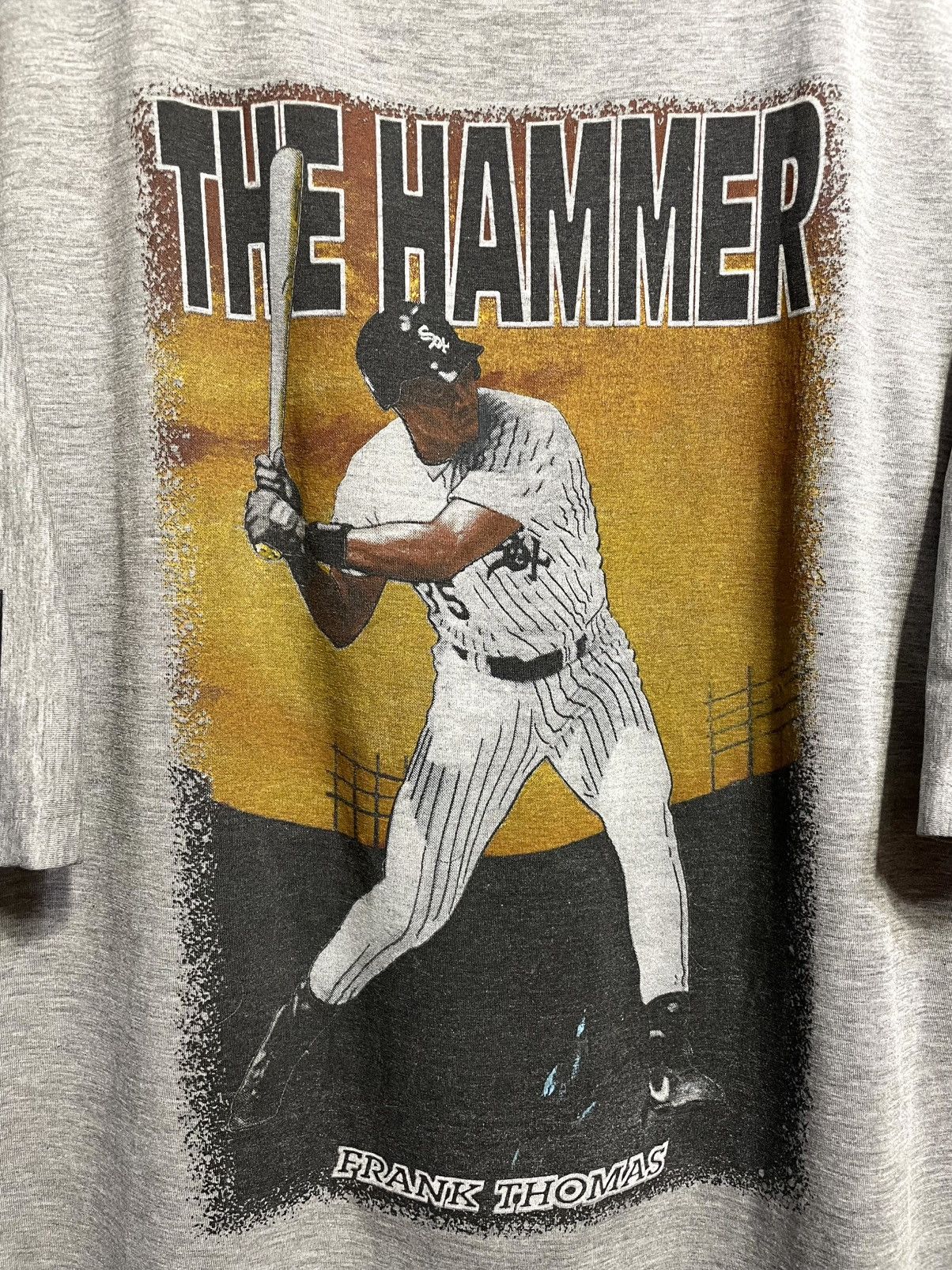 MLB Vintage 90s Chicago White Sox Frank Thomas MLB T-Shirt Size US L / EU 52-54 / 3 - 4 Thumbnail
